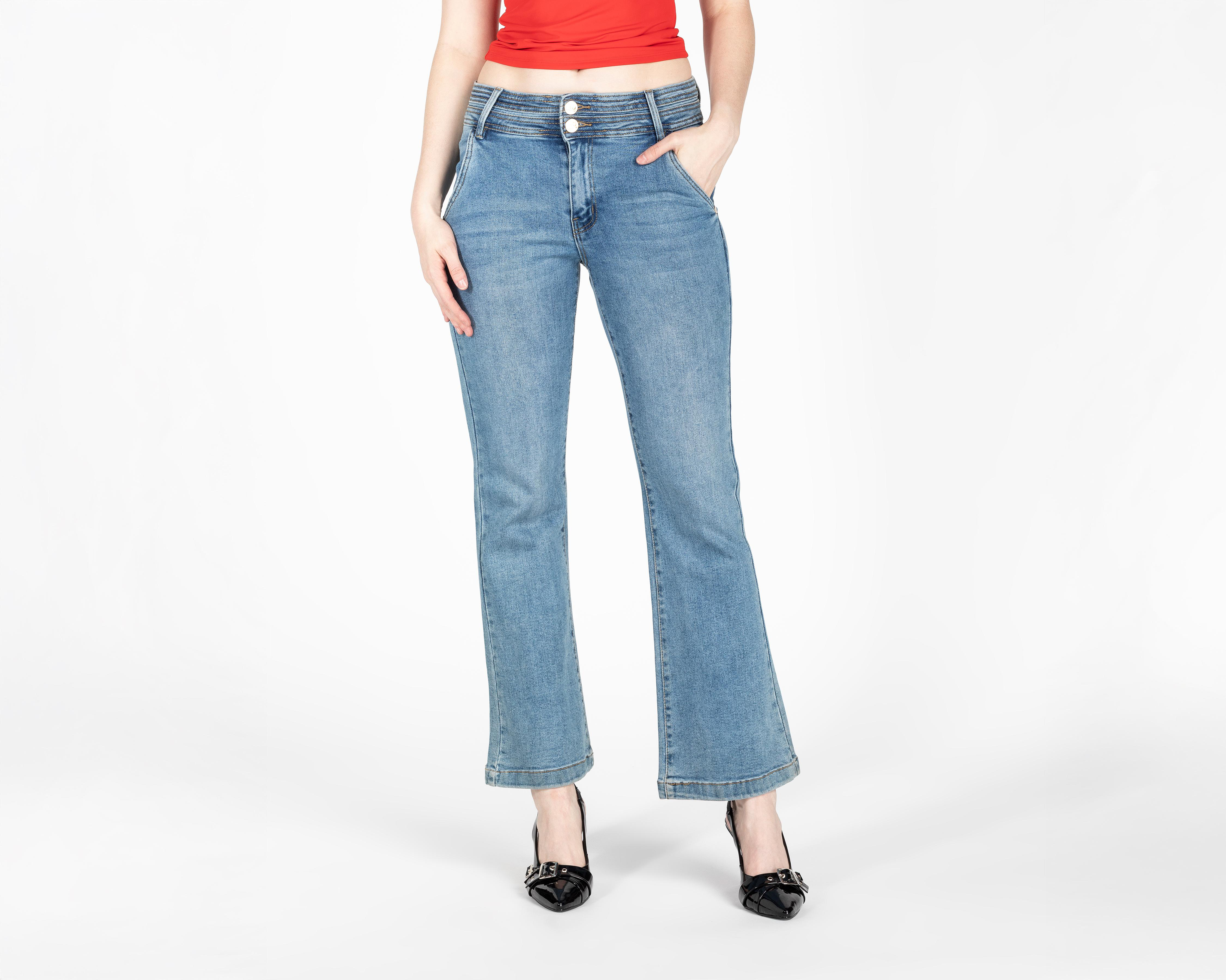 Jeans Flare Jennifer Lopez para Mujer