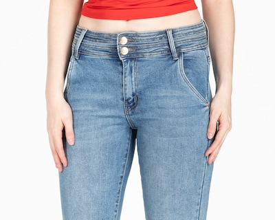 Foto 4 | Jeans Flare Jennifer Lopez para Mujer