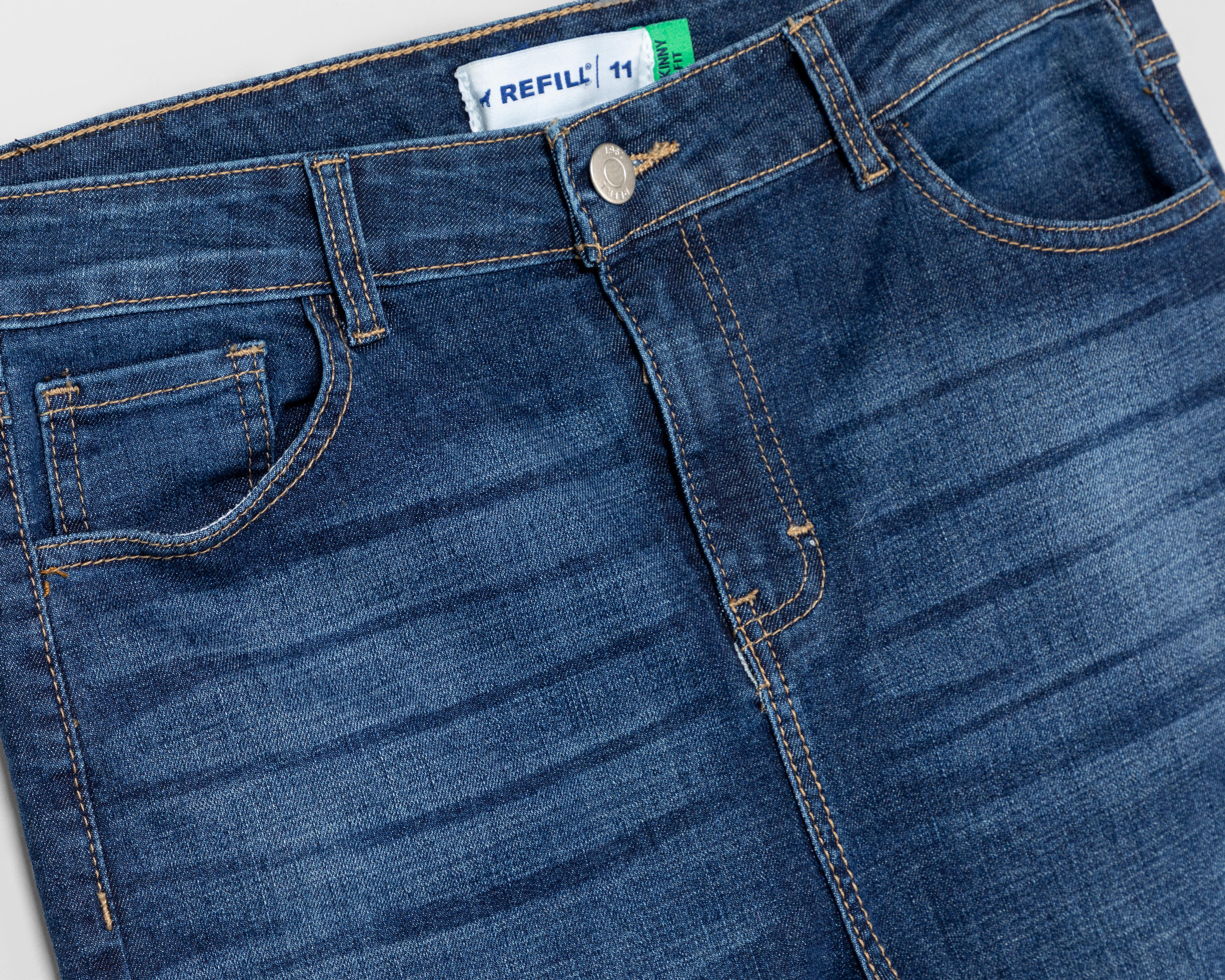 Foto 4 pulgar | Jeans Skinny Refill para Mujer