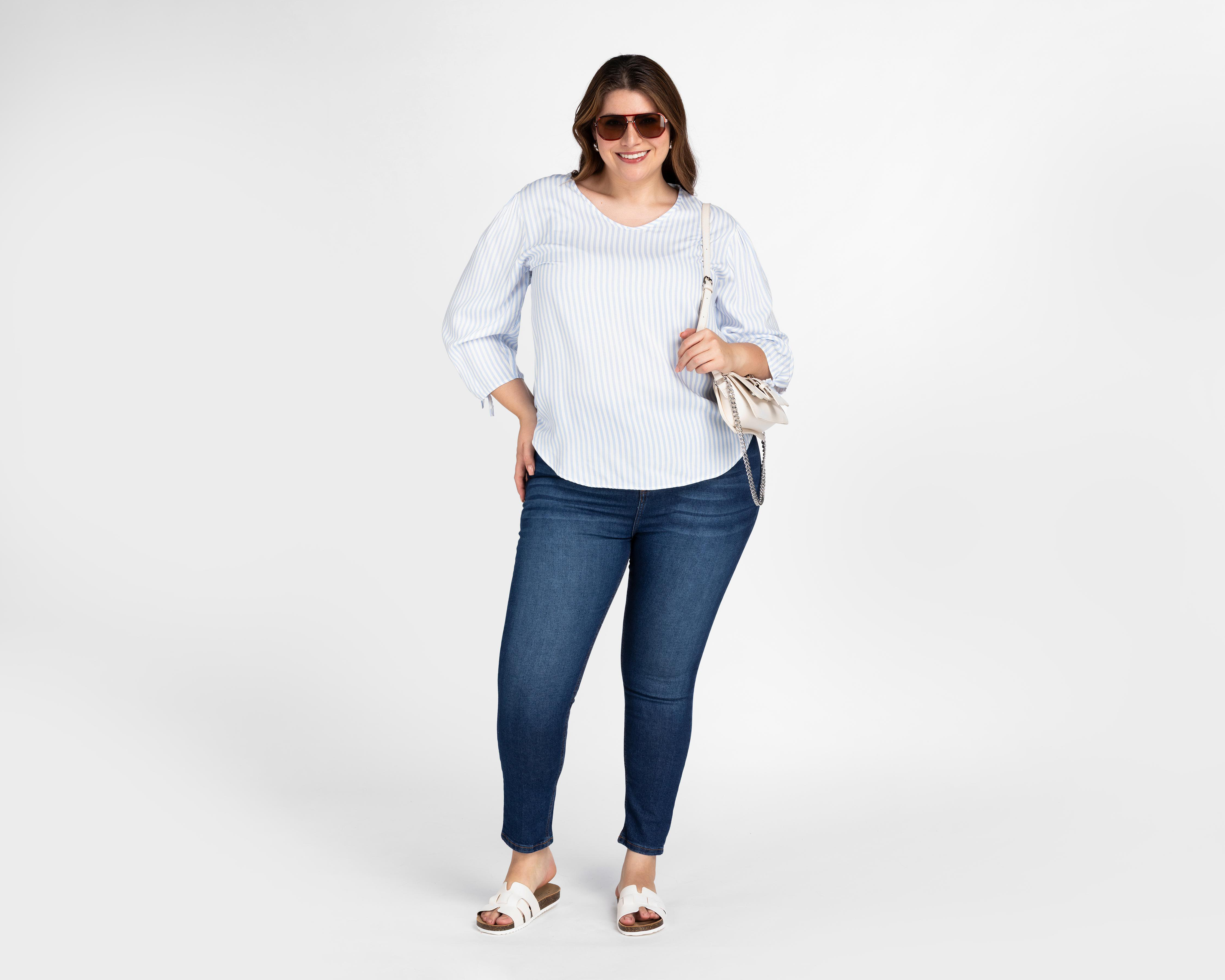 Foto 3 pulgar | Jeans Slim Lucky Star para Mujer
