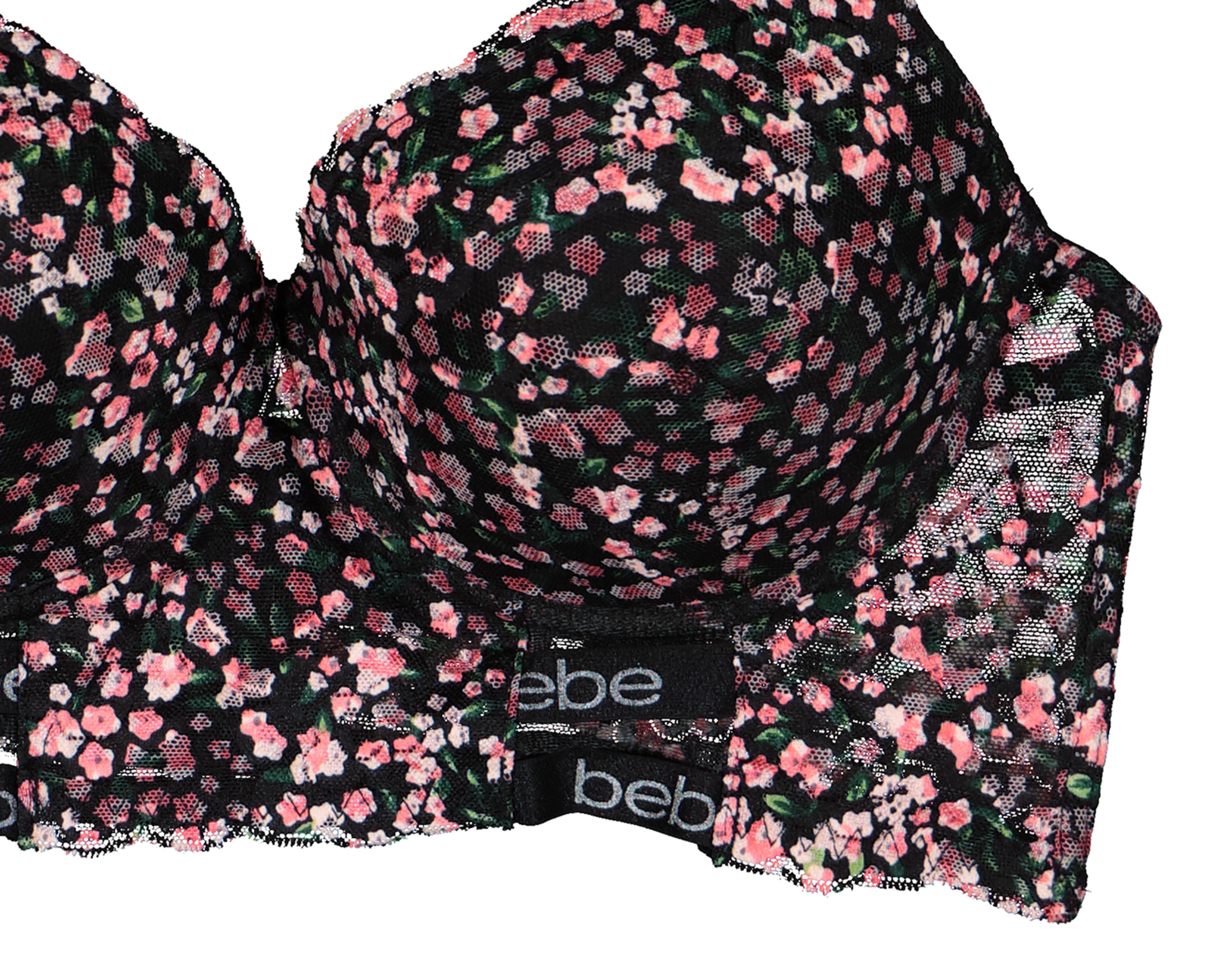 Foto 3 | Coordinado de Encaje Bebe Copa Completa para Mujer 2 Pack