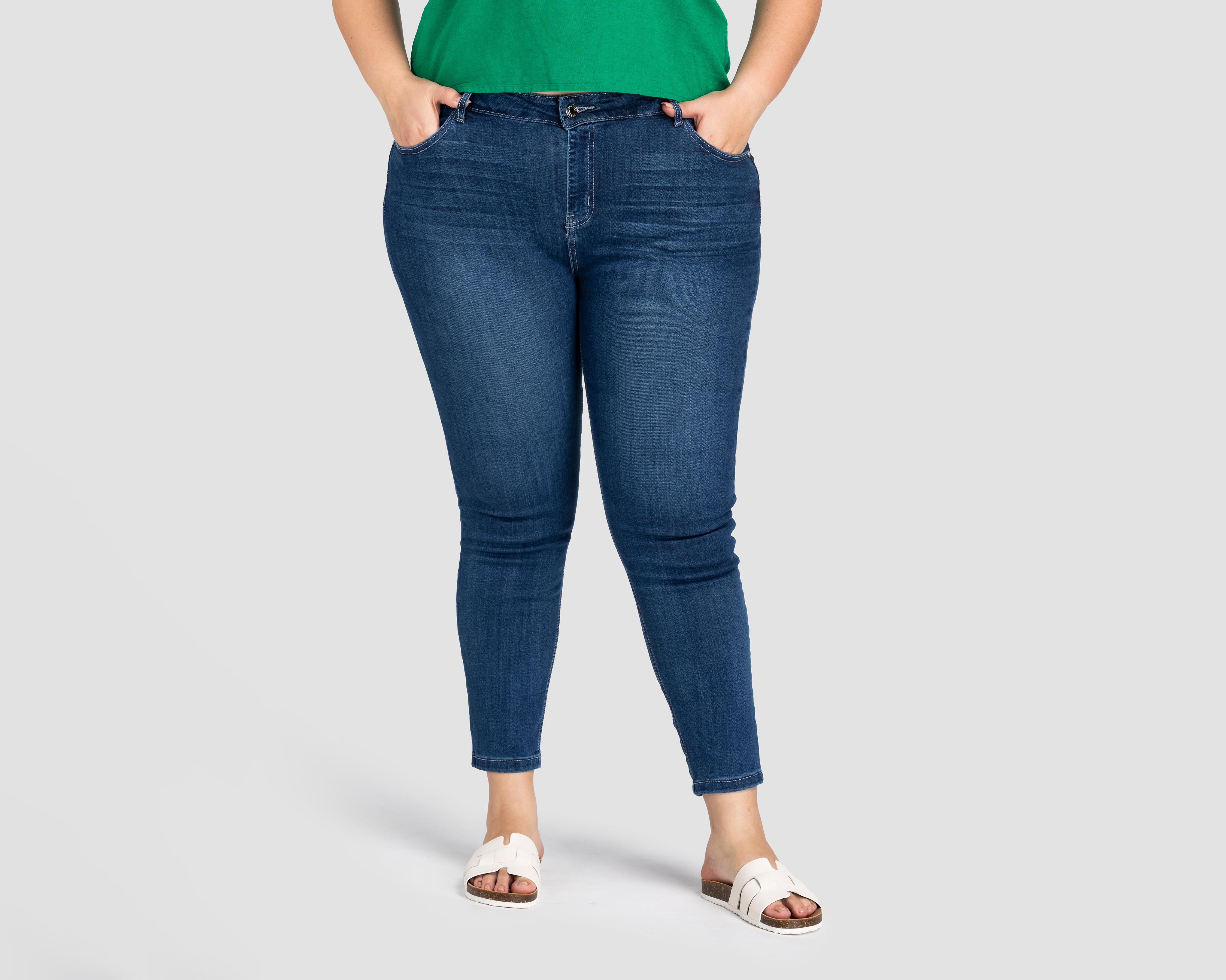 Foto 2 pulgar | Jeans Skinny Refill para Mujer