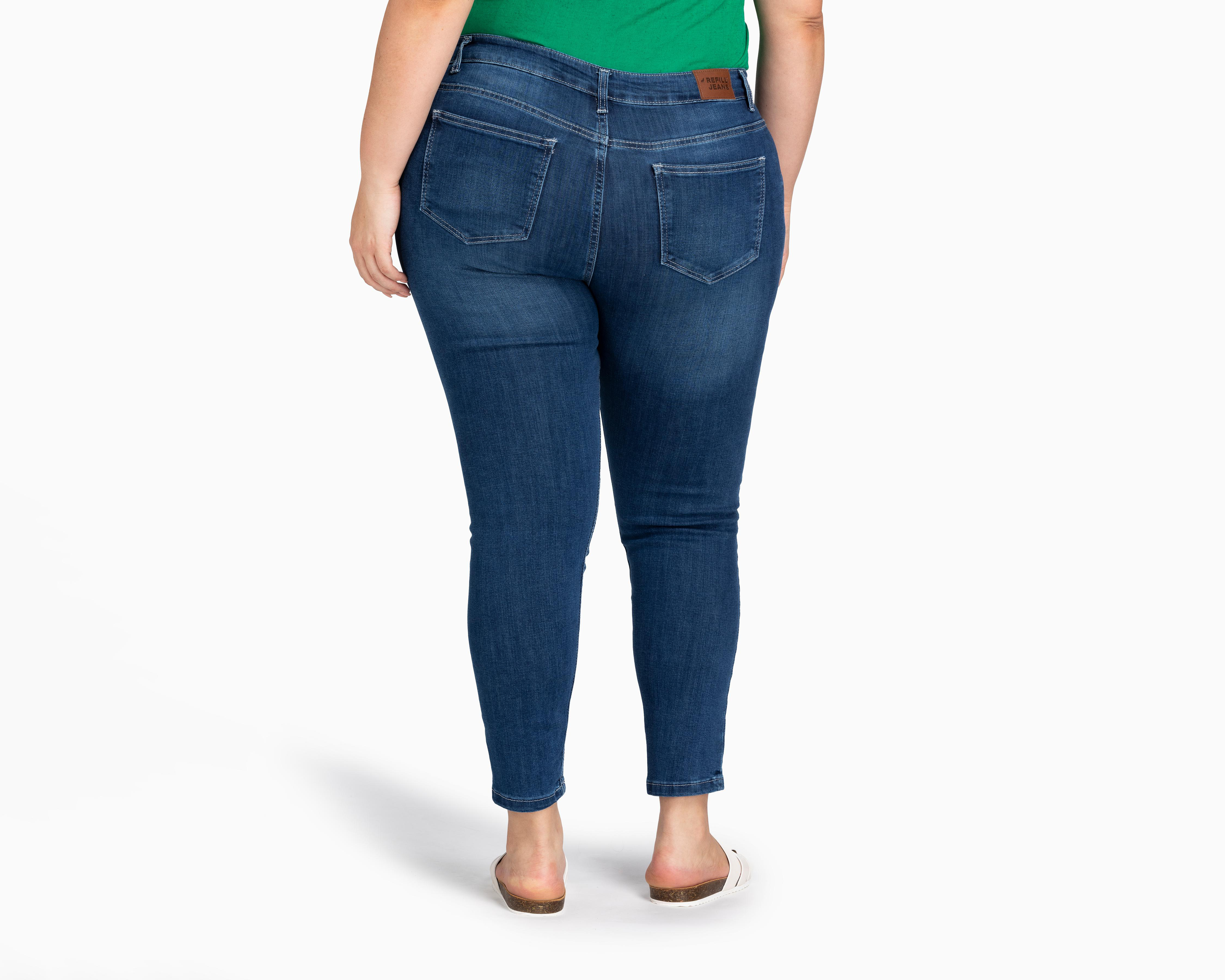 Foto 4 pulgar | Jeans Skinny Refill para Mujer