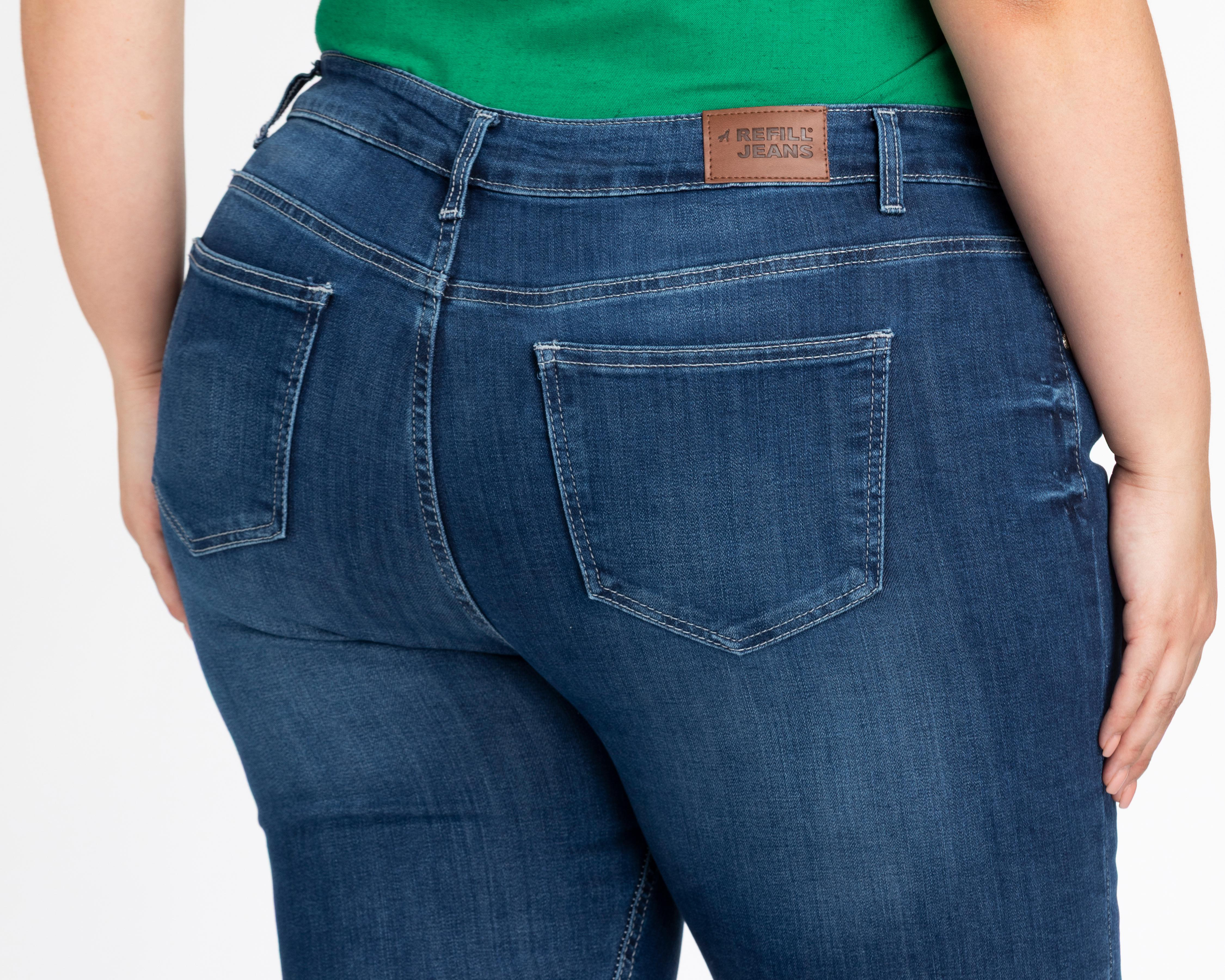 Foto 6 pulgar | Jeans Skinny Refill para Mujer