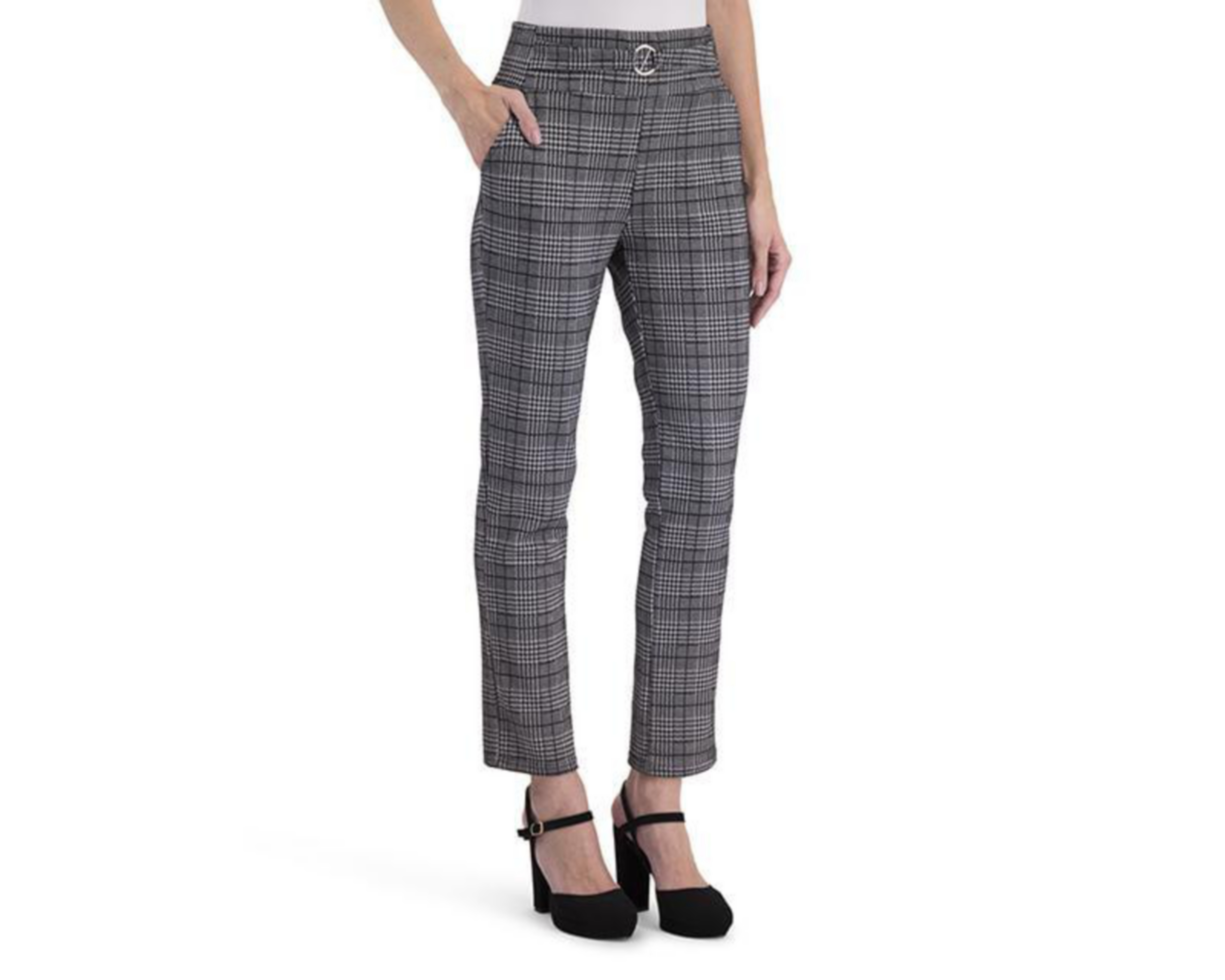 Pantalón de Vestir Gris marca Lady Sun para Mujer