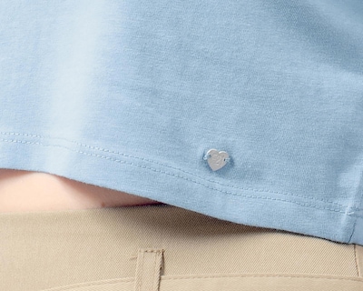 Foto 4 | Crop Top Azul Forever 21 para Mujer