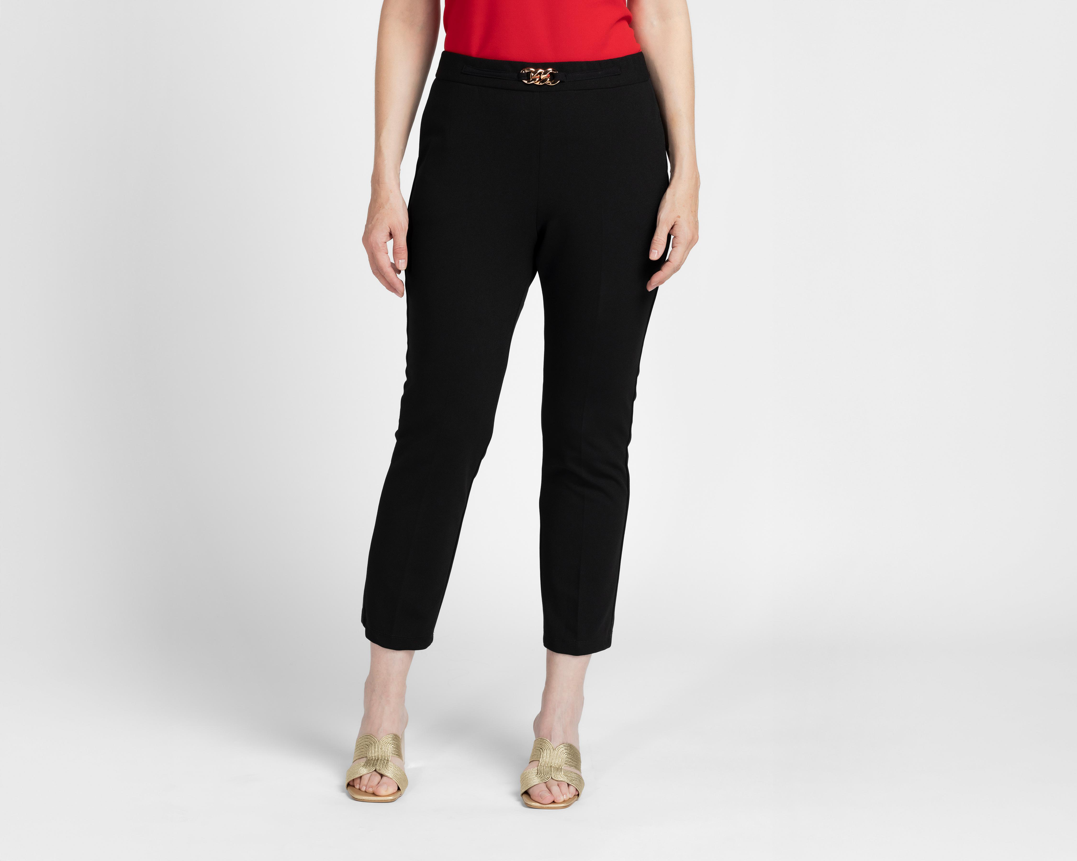 Foto 2 pulgar | Pantalón de Vestir Sahara Negro para Mujer