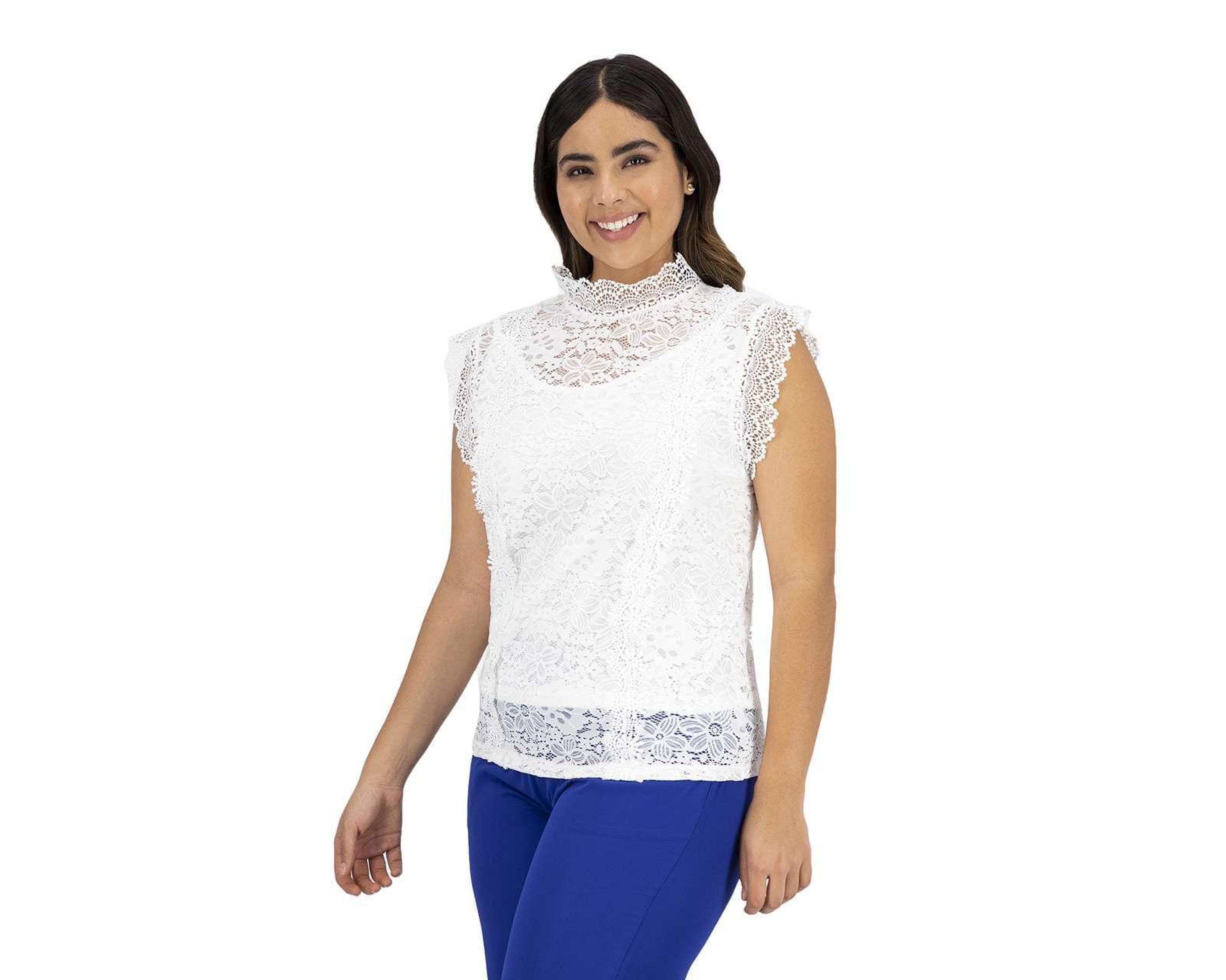 Foto 5 | Blusa Sahara sin Manga para Mujer