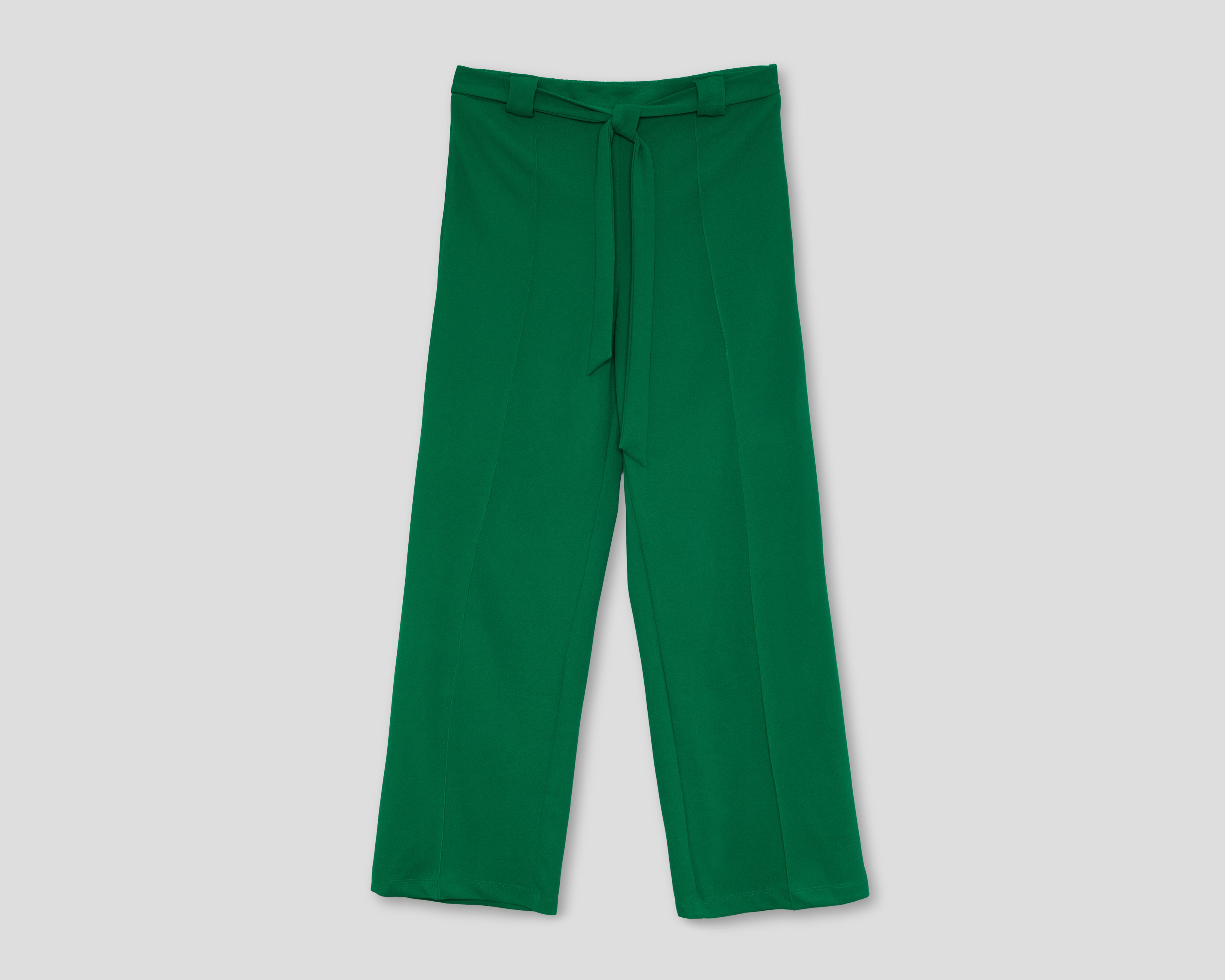 Foto 2 pulgar | Pantalón de Vestir Sahara Verde para Mujer