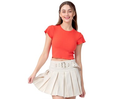 Foto 1 | Playera Roja Forever 21 para Mujer
