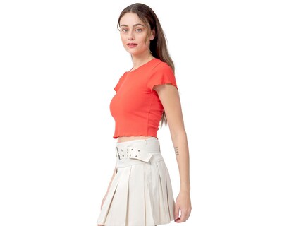 Foto 2 | Playera Roja Forever 21 para Mujer