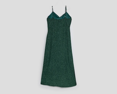 Foto 2 | Vestido de Fiesta Sahara Verde de Tirantes con Brillos para Mujer