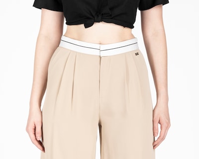 Foto 4 | Pantalón de Vestir Jennifer Lopez Beige para Mujer