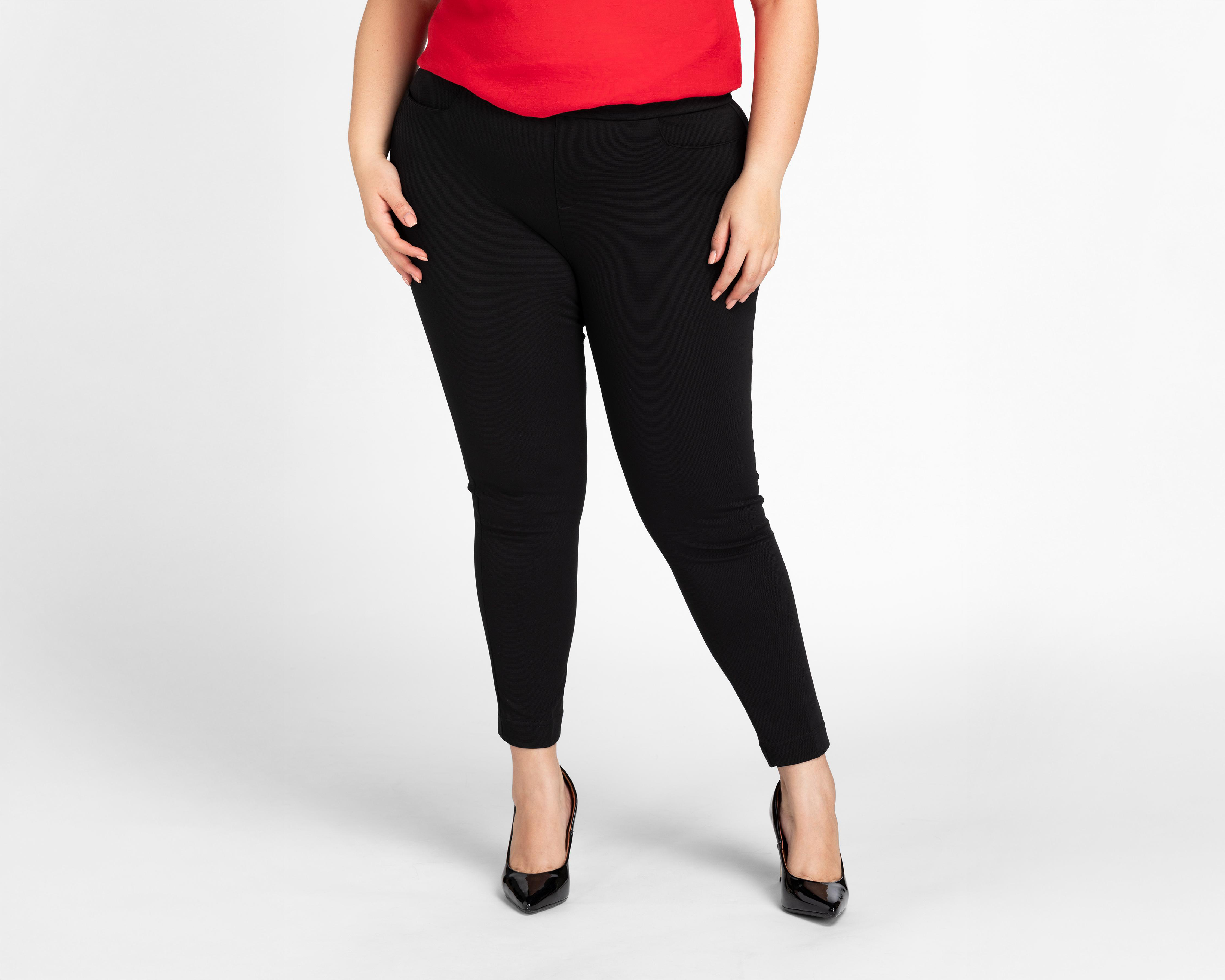 Foto 2 pulgar | Pantalón de Vestir Sahara Negro para Mujer