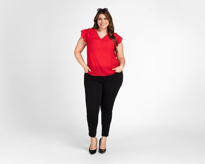 Foto 2 | Pantalón de Vestir Sahara Negro para Mujer