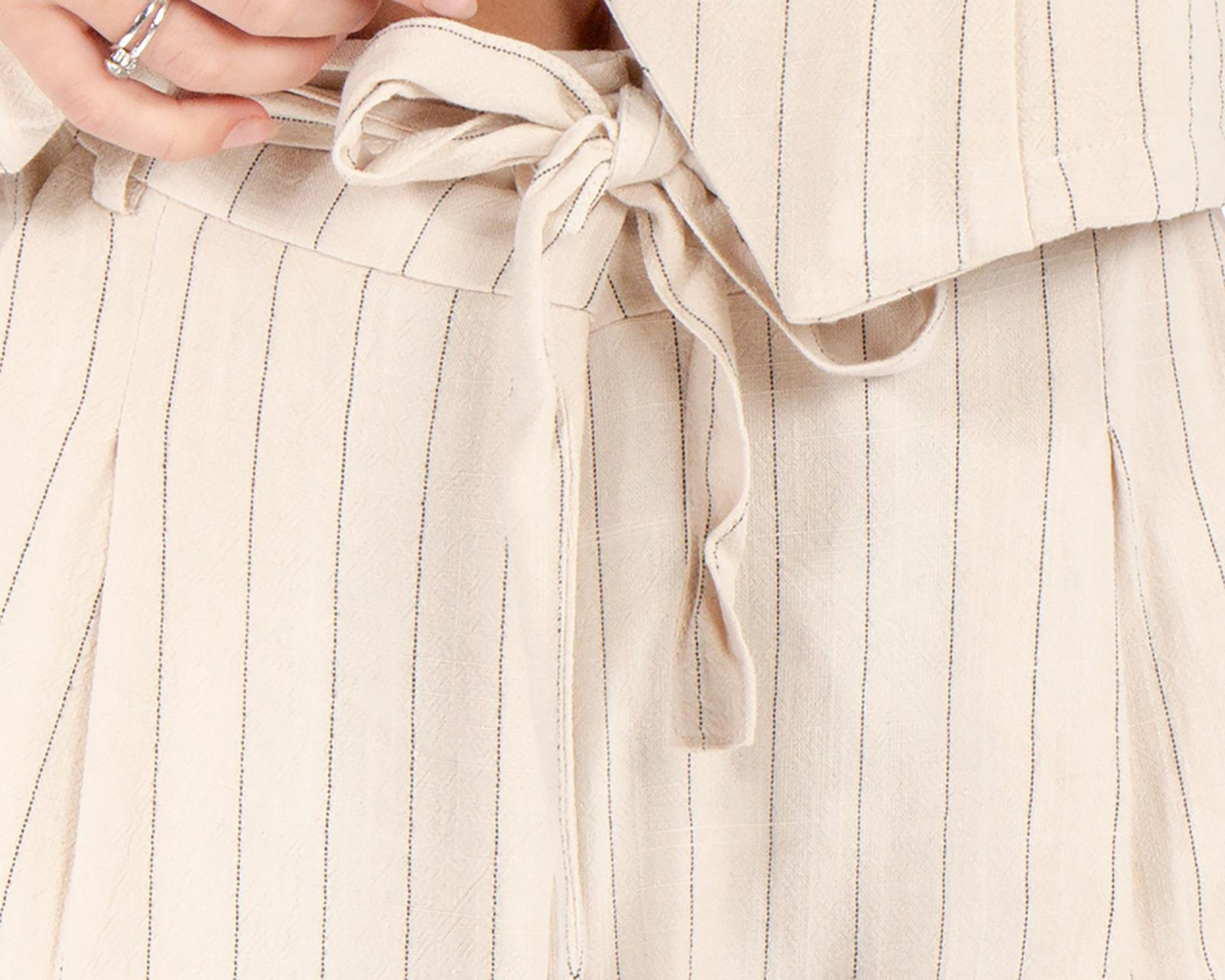 Foto 4 | Pantalón Ancho Forever 21 de Rayas para Mujer