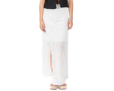 Foto 1 | Falda Larga Forever 21 con Corte Láser para Mujer
