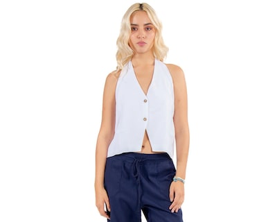 Foto 1 | Blusa con Botones Forever 21 para Mujer