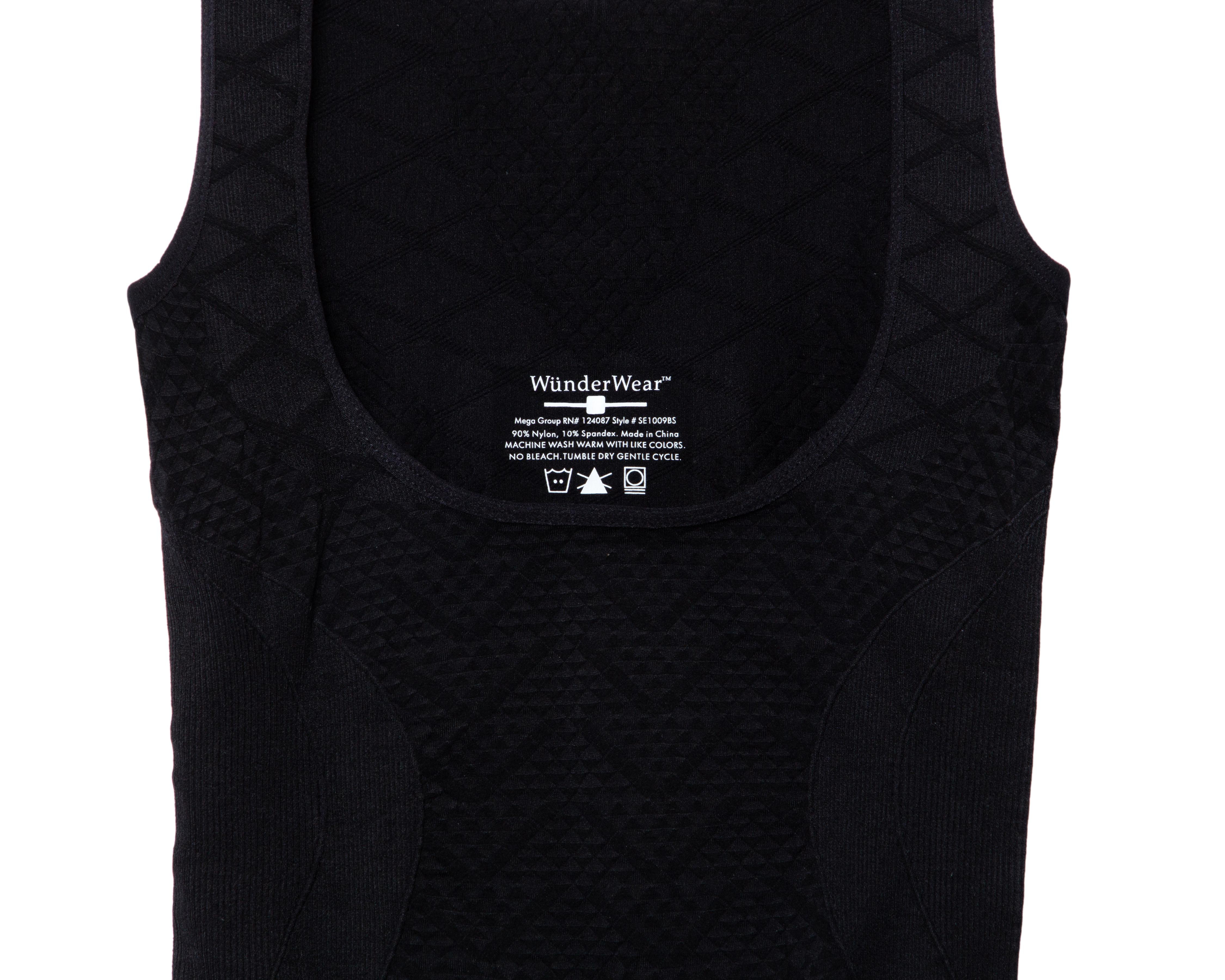 Foto 4 pulgar | Body con Control Negro Wunderwear Mediana Compresión para Mujer