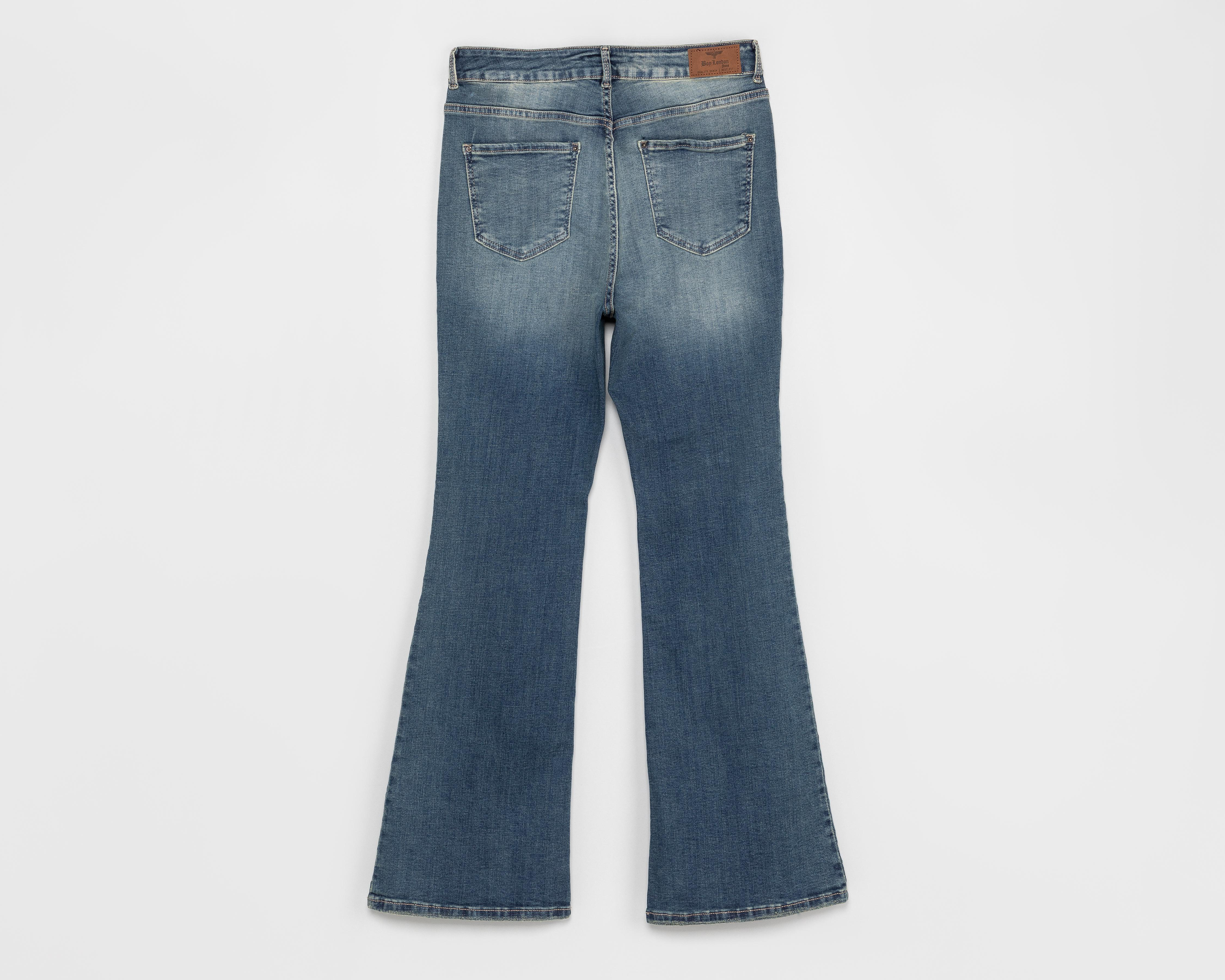 Foto 3 pulgar | Jeans Flare Boy London para Mujer