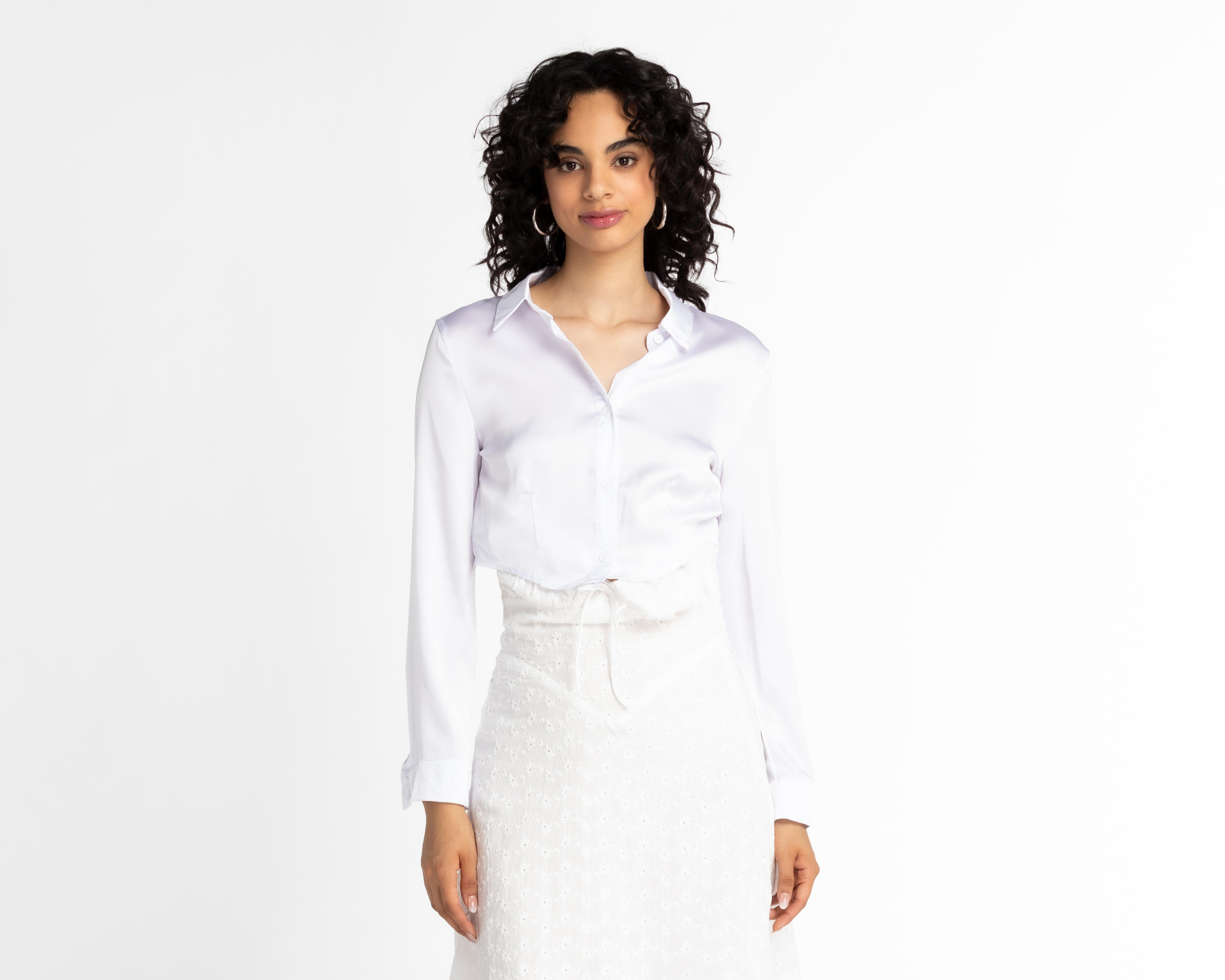 Foto 6 pulgar | Vestido Refill Casual Corto Blanco con Bordado