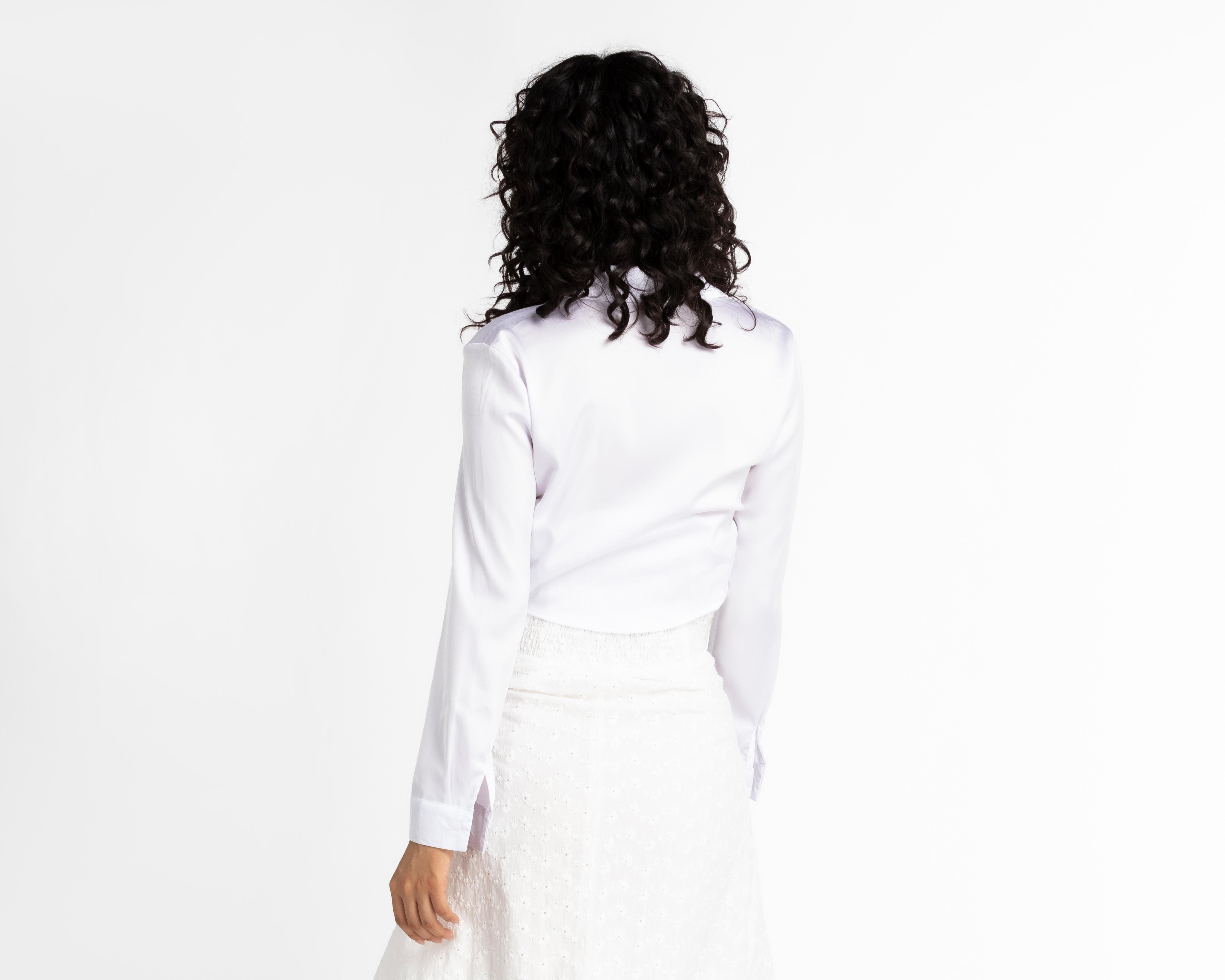 Foto 7 pulgar | Vestido Refill Casual Corto Blanco con Bordado