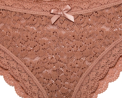 Foto 3 | Tanga de Encaje Frescura para Mujer 3 Piezas