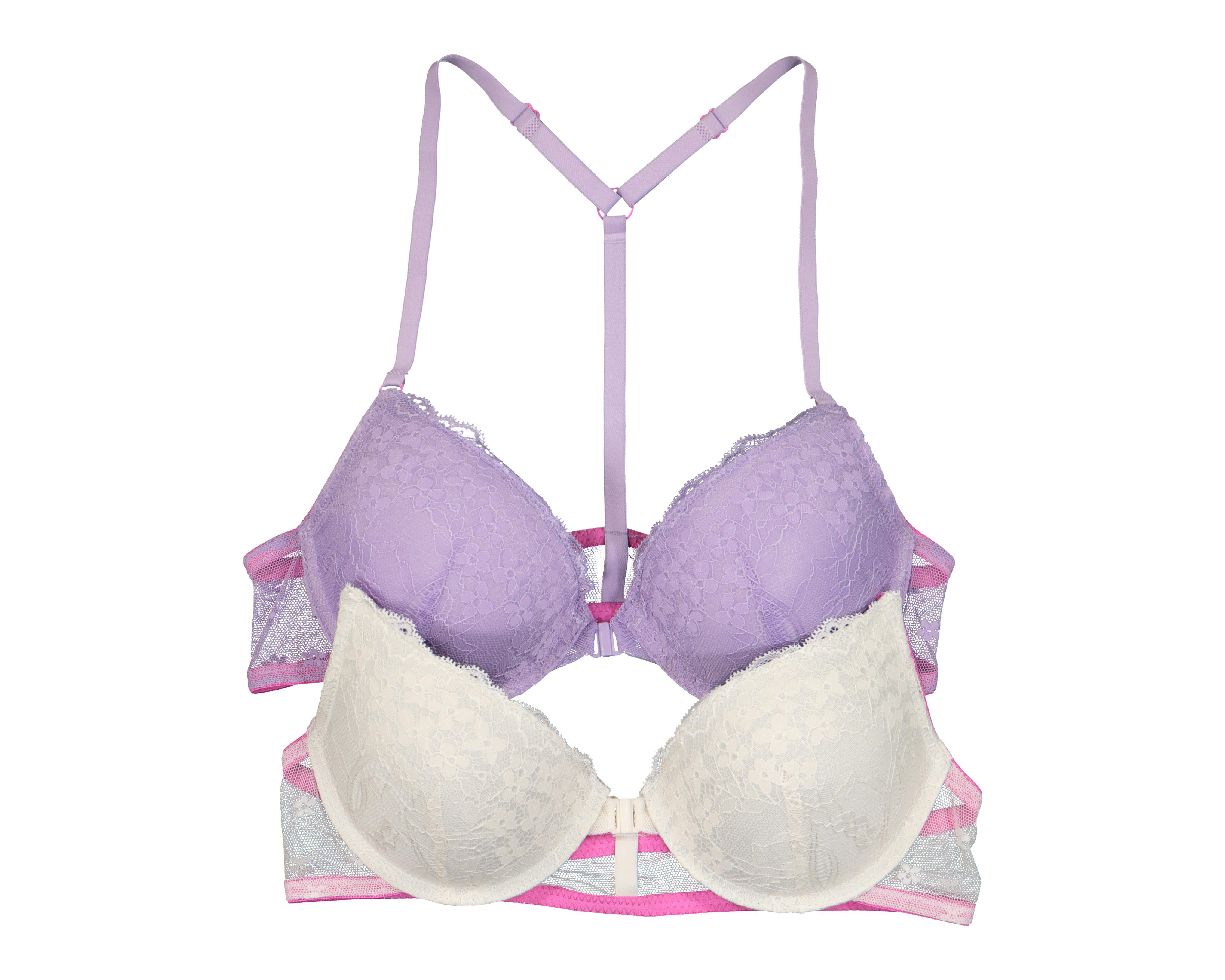 Brasier con Encaje Carnival Copa Completa para Mujer 2 Pack