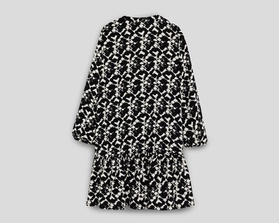 Foto 2 | Vestido Casual Sahara Estampado Manga Larga para Mujer