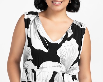 Foto 4 | Vestido Casual Sahara Floral Cuello V sin Mangas para Mujer