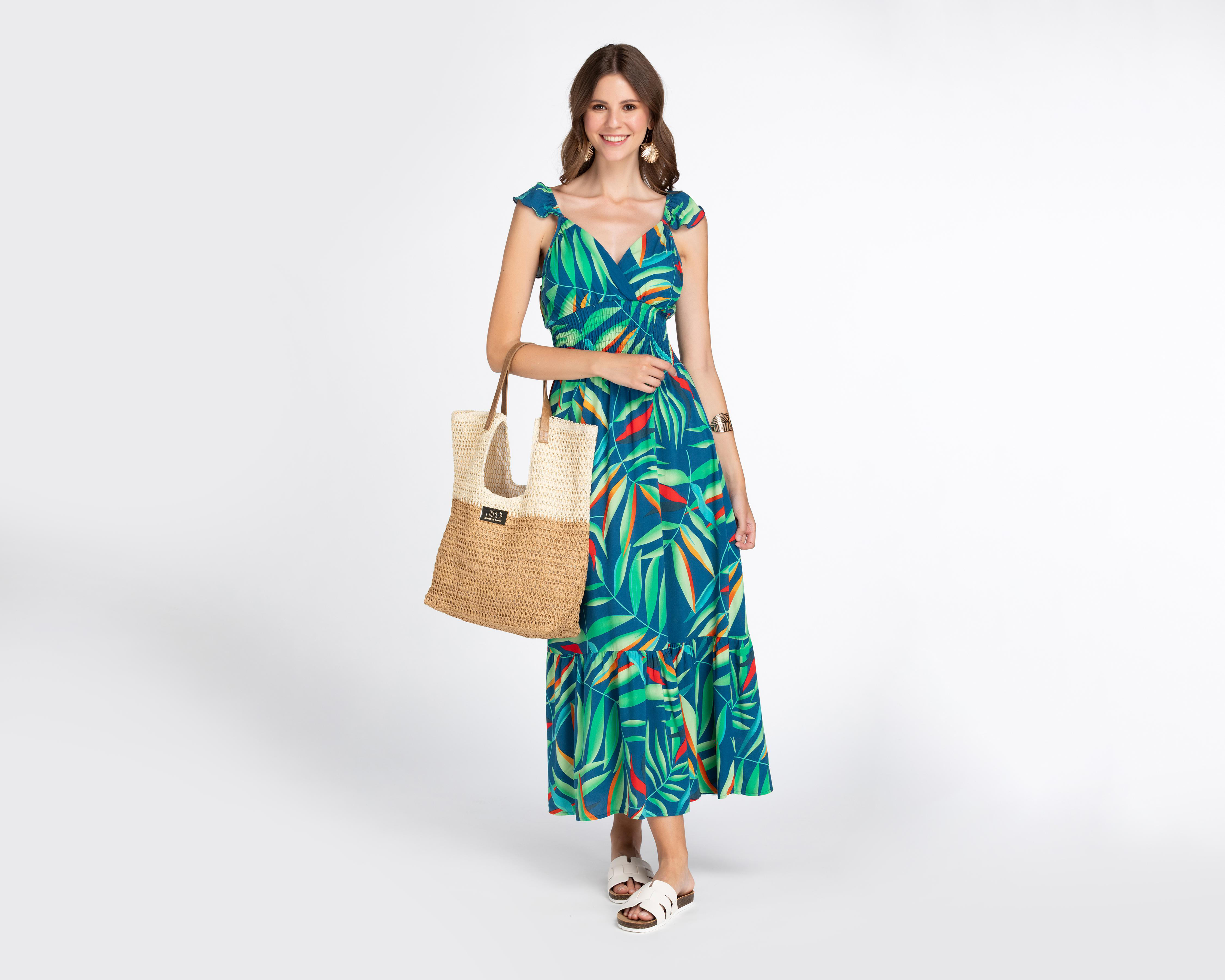 Foto 2 | Vestido de Playa Lady Sun con Tirantes para Mujer