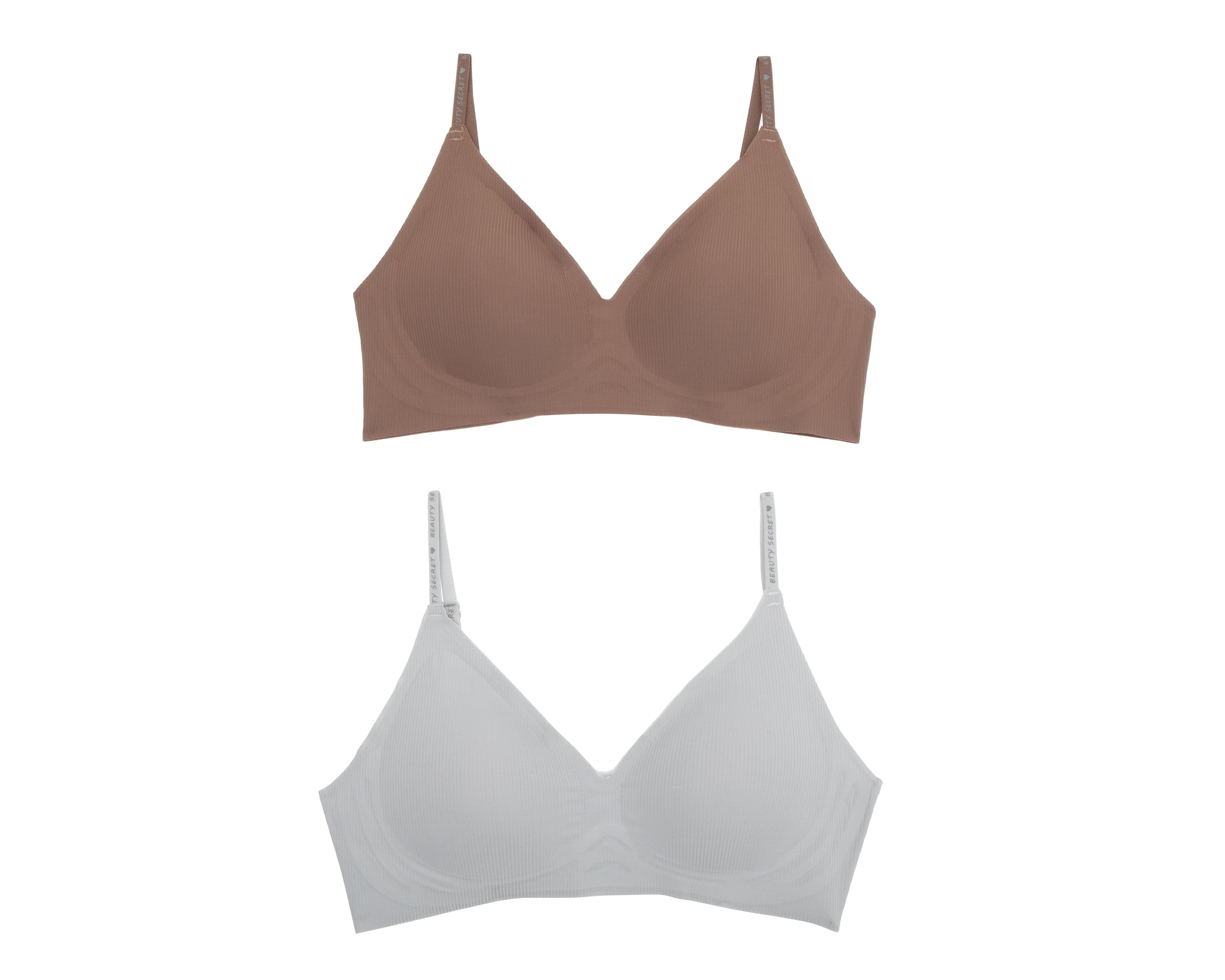 Brasier sin Varilla Beauty Secret Copa Completa para Mujer 2 Pack