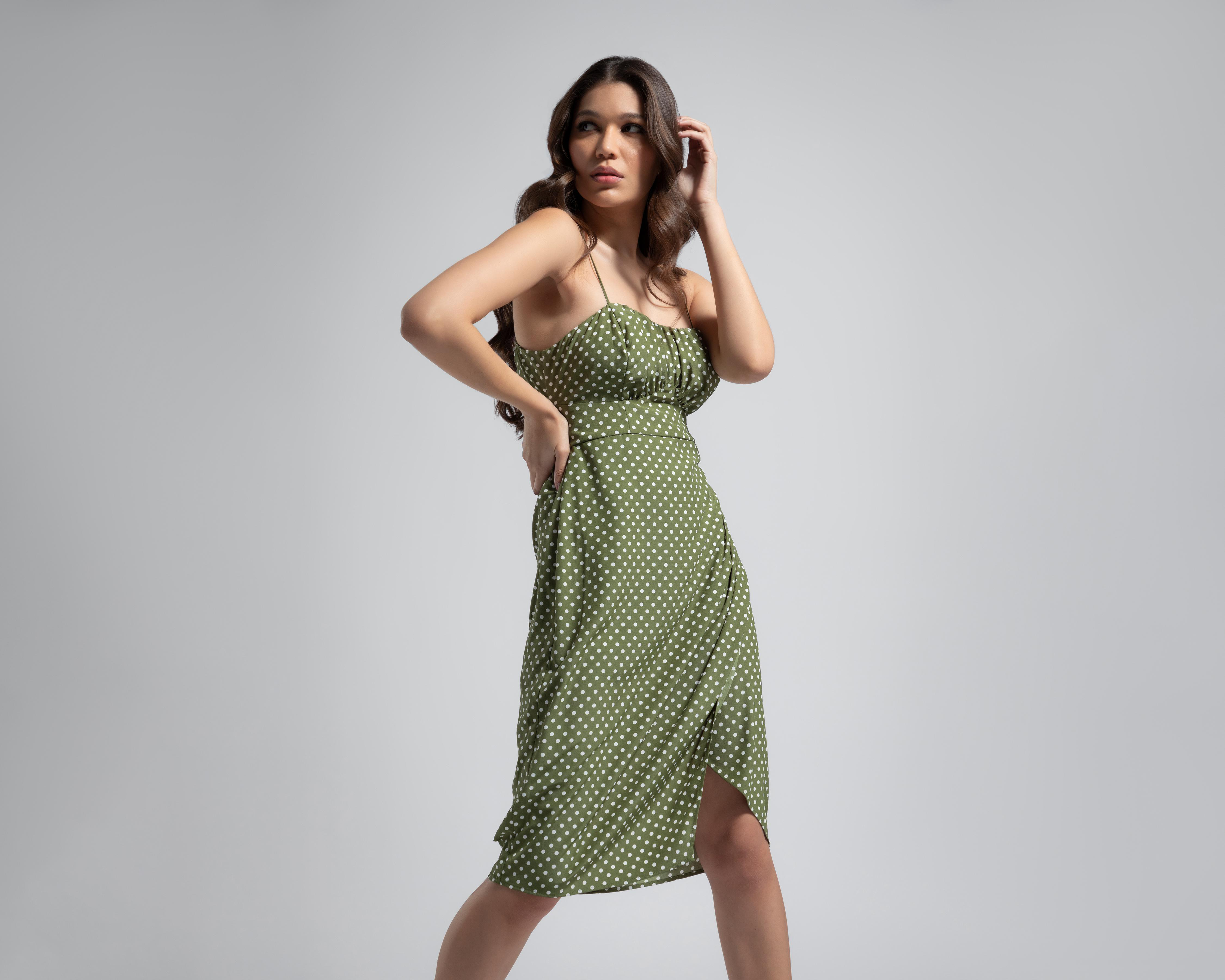 Foto 5 pulgar | Vestido Jennifer Lopez Casual Corto de Puntos