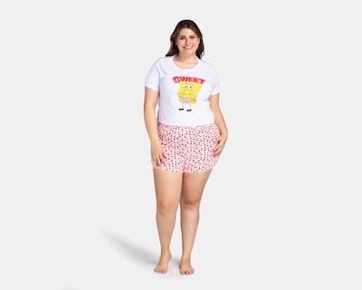 Foto 1 | Pijama Bob Esponja para Mujer 2 Piezas