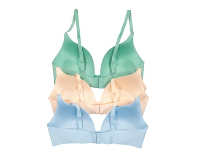 Foto 2 | Brasier con Encaje Beauty Secret Media Copa 3 Pack