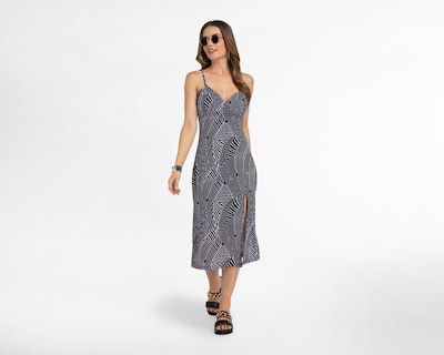 Foto 2 | Vestido Jennifer Lopez Casual Midi con Abertura