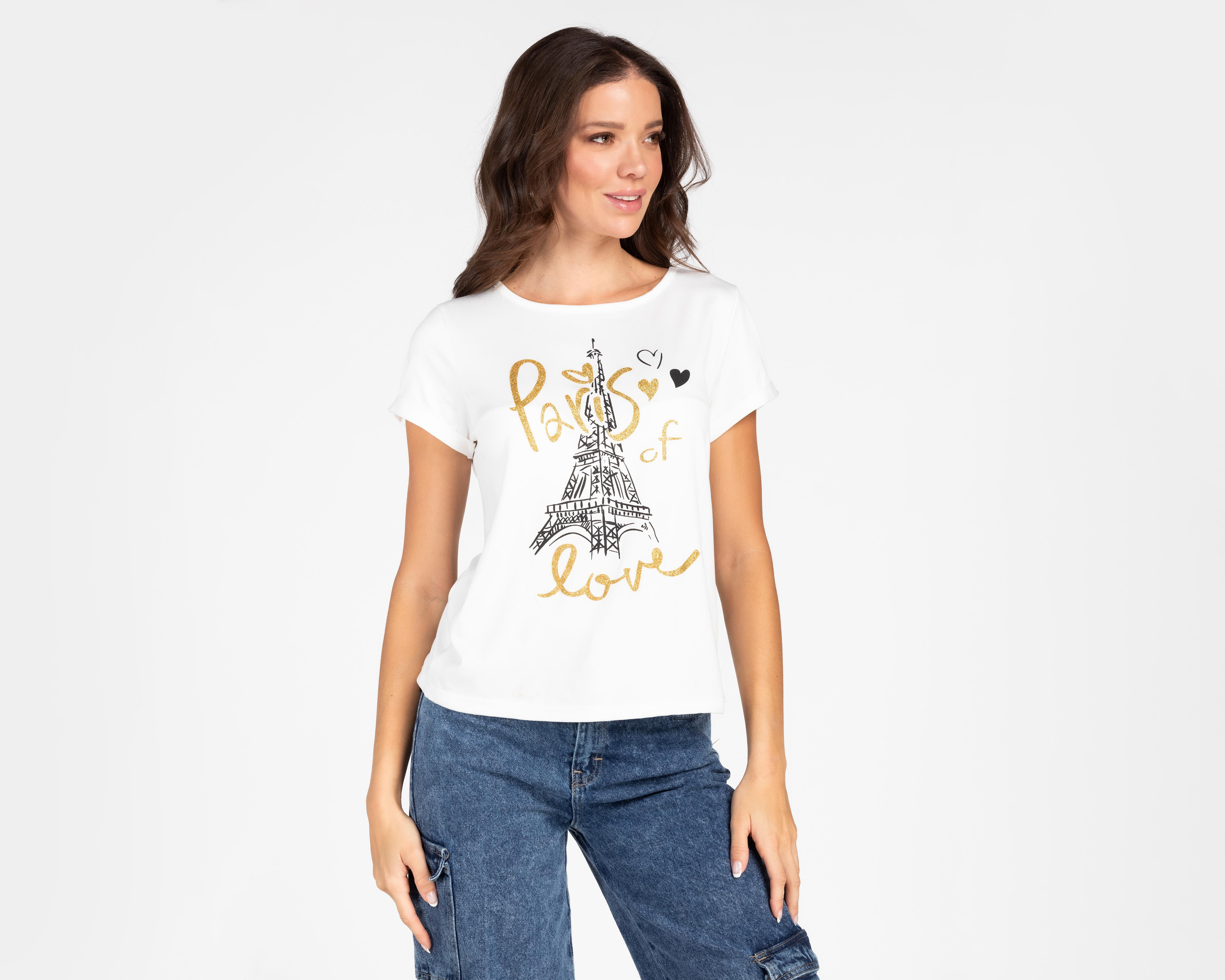 Playera 18 Forever Estampada para Mujer