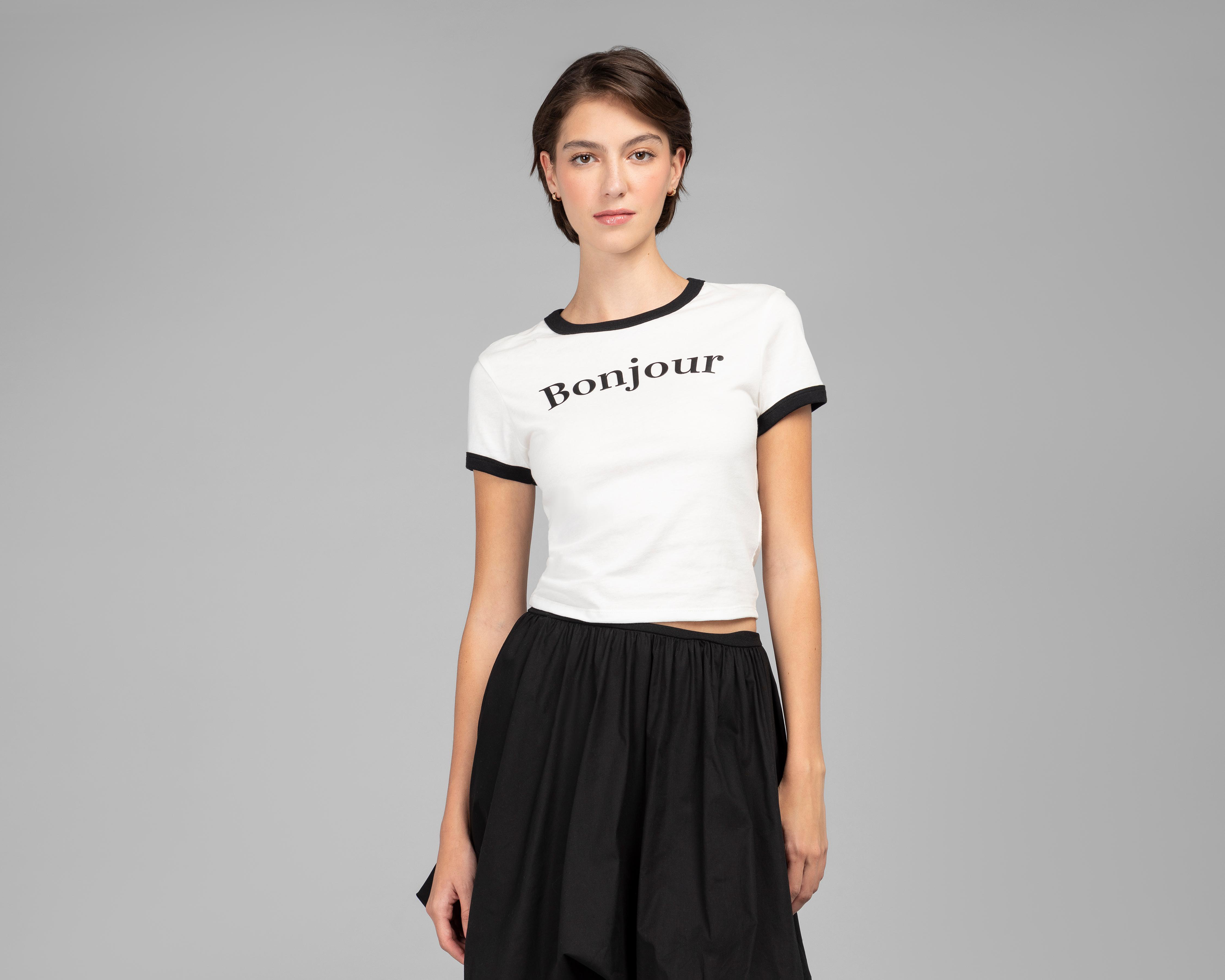 Foto 3 pulgar | Playera Strona Blanca para Mujer