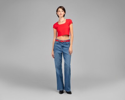 Foto 1 | Playera Strona Roja para Mujer