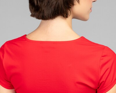 Foto 5 | Playera Strona Roja para Mujer