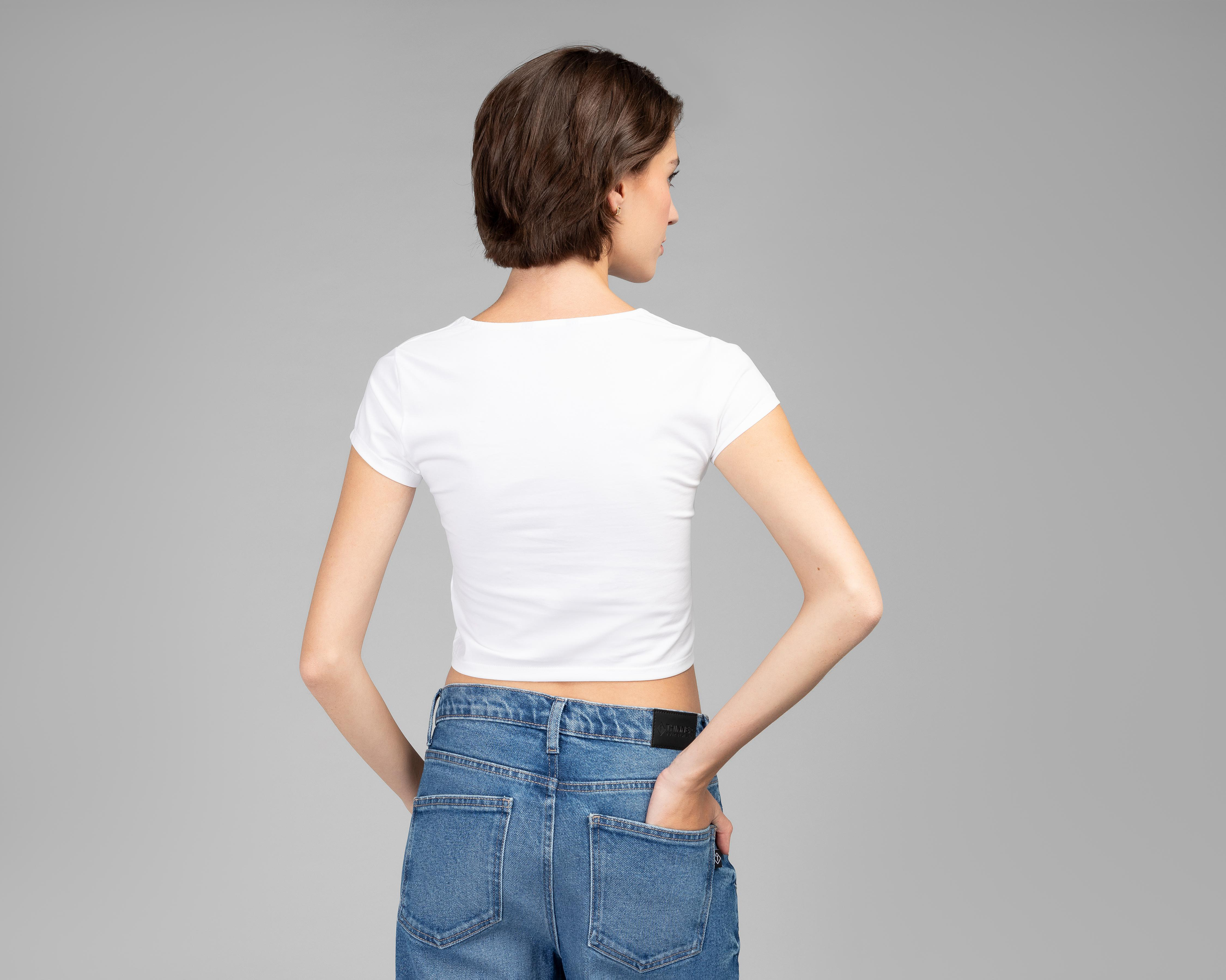 Foto 4 pulgar | Playera Strona Blanca para Mujer