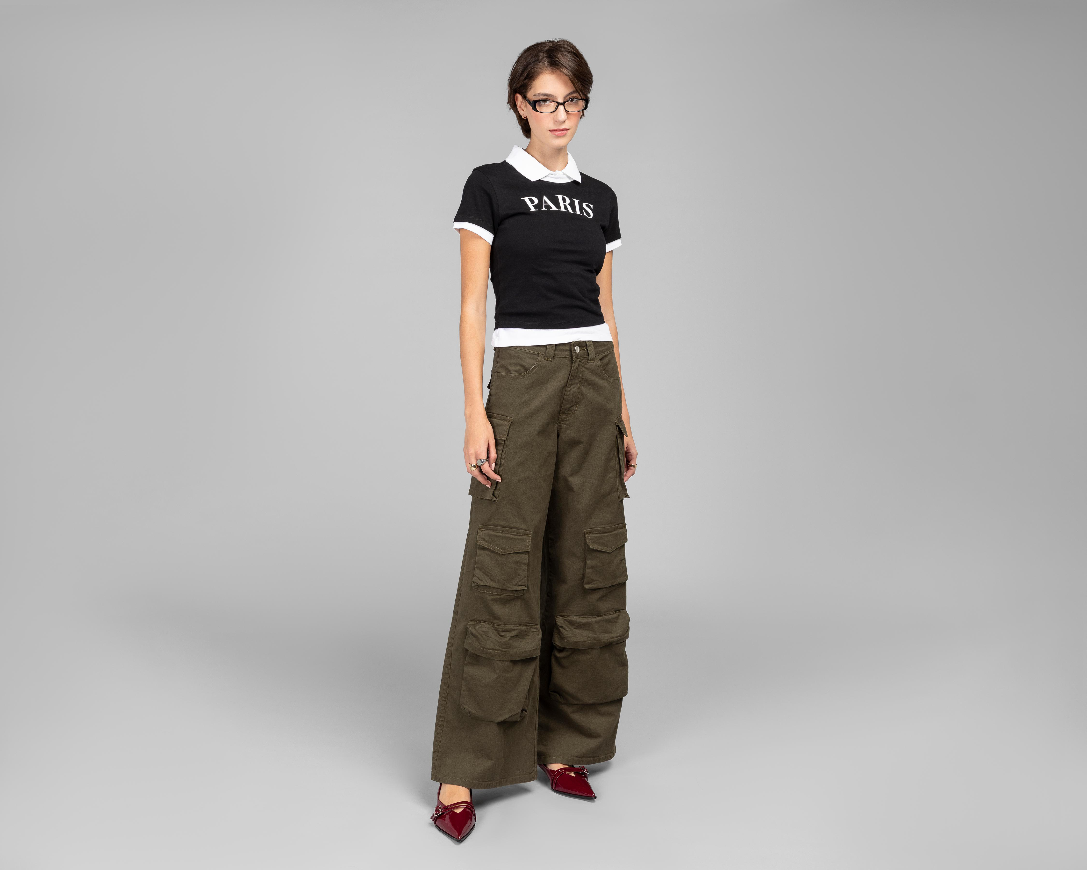Foto 1 | Playera Strona Negra para Mujer