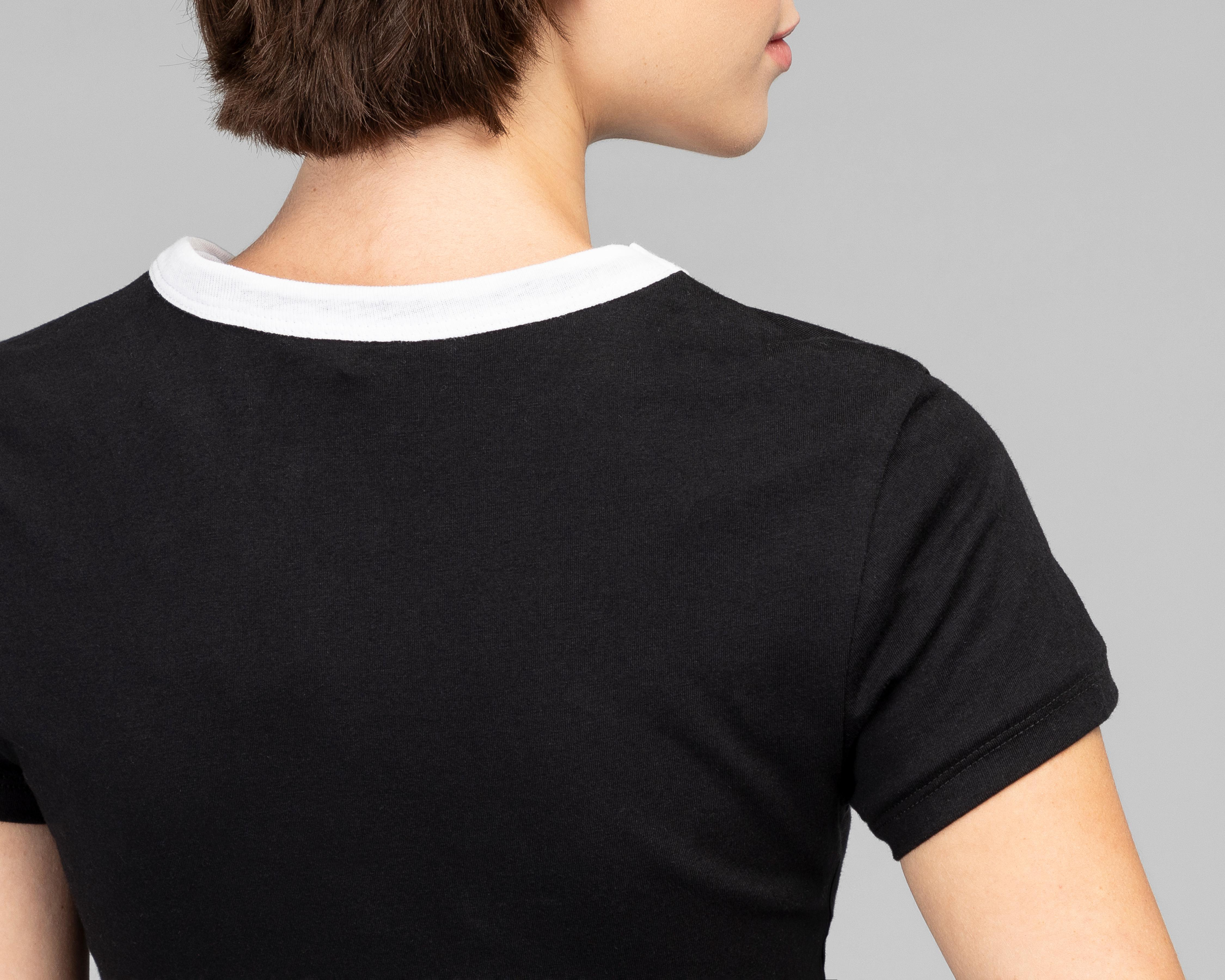 Foto 6 pulgar | Playera Strona Negra para Mujer