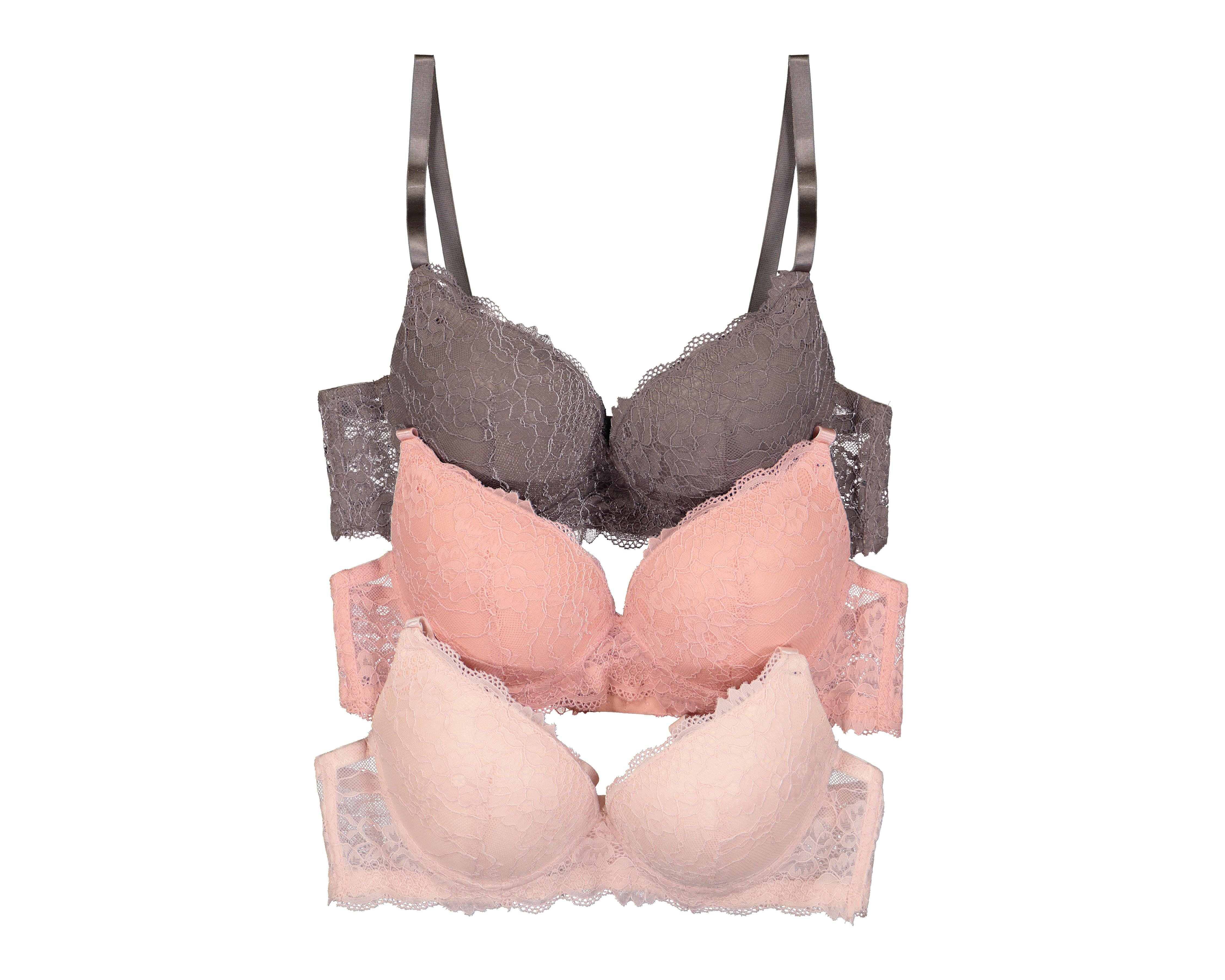 Brasier con Encaje Eva Tu Estilo Íntimo Para Mujer 3 Pack