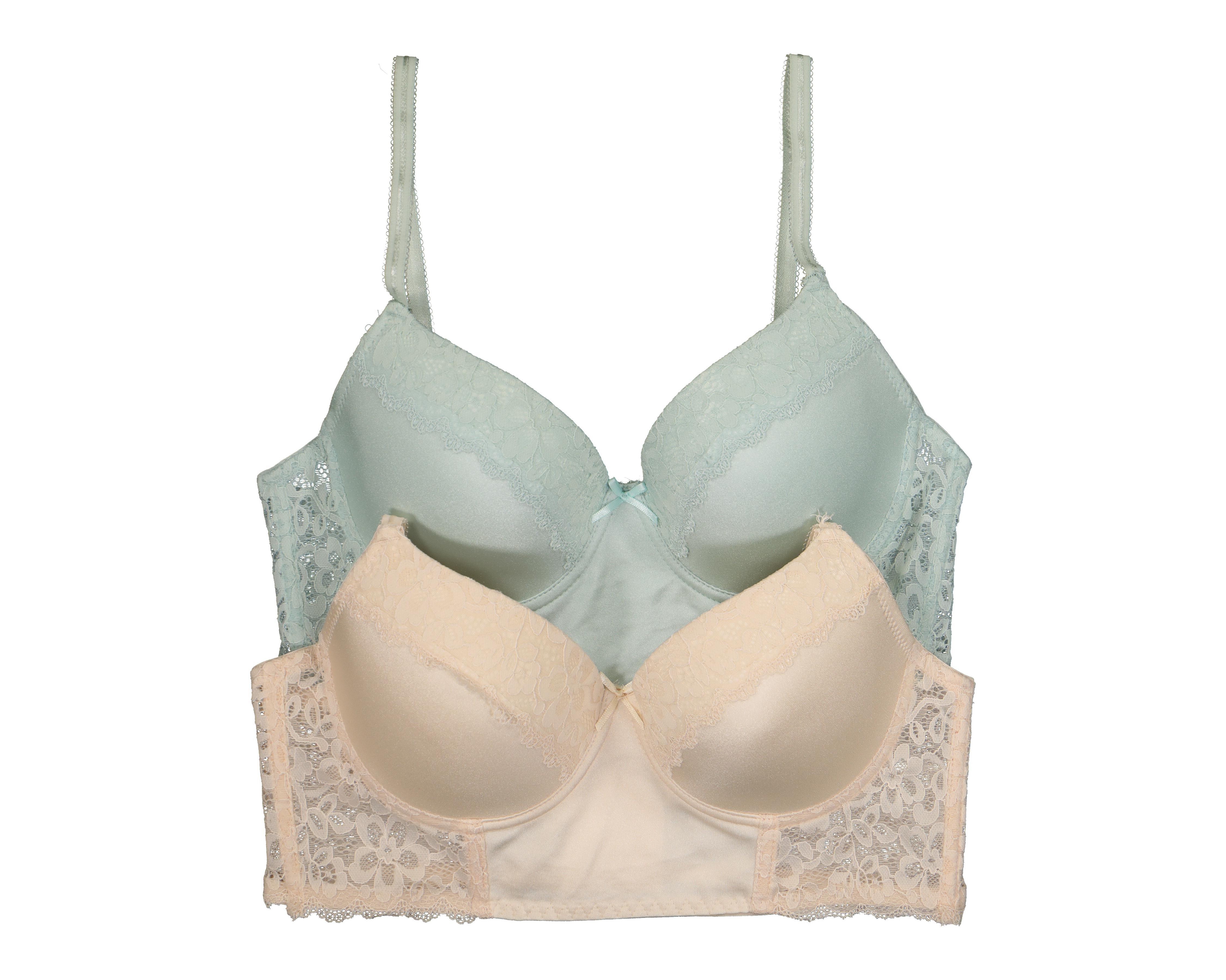 Brasier con Encaje Eva tu Estilo Íntimo Copa Completa para Mujer 2 Pack
