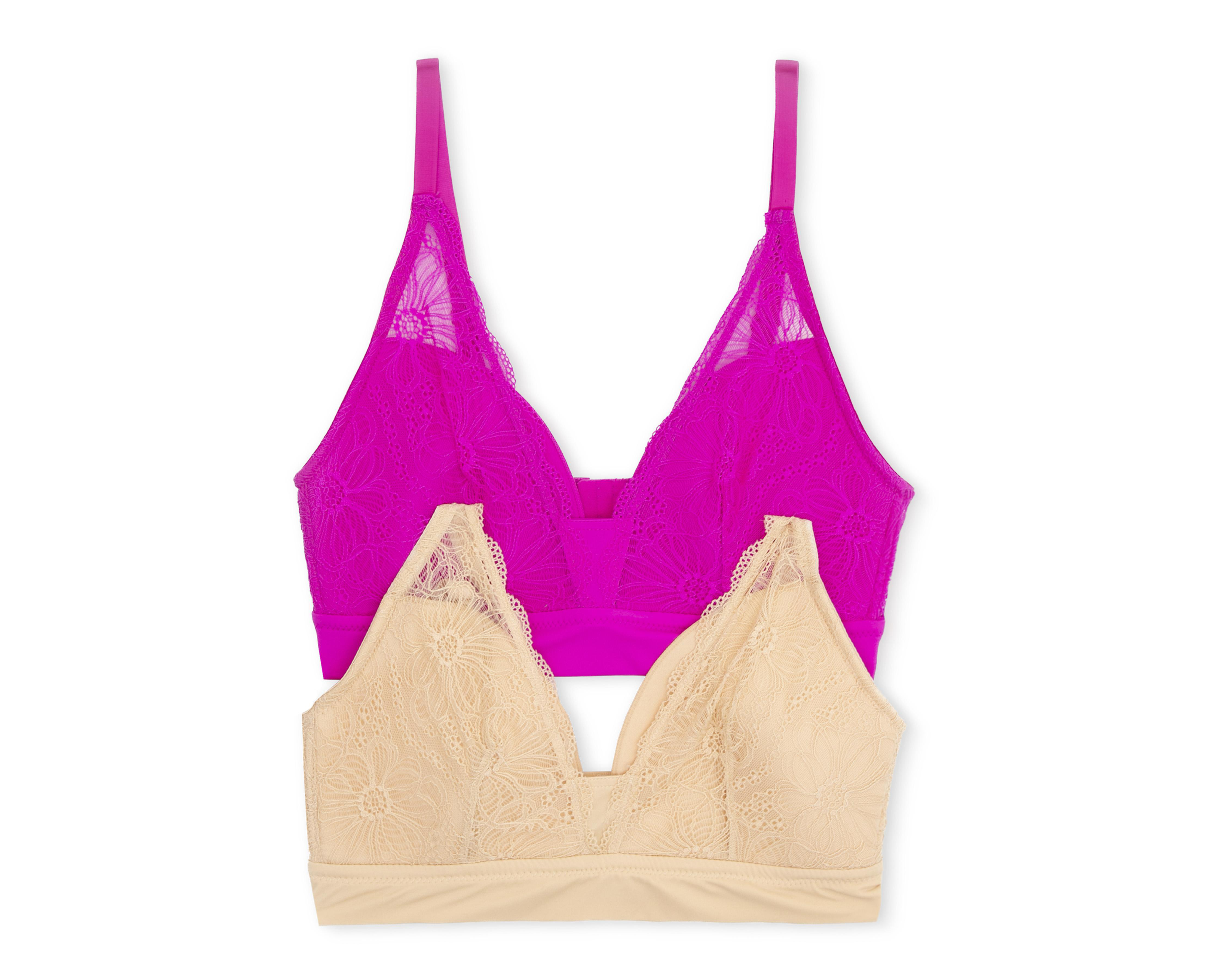 Foto 1 | Brasier con Encaje Beauty Secret Copa Completa 2 Piezas