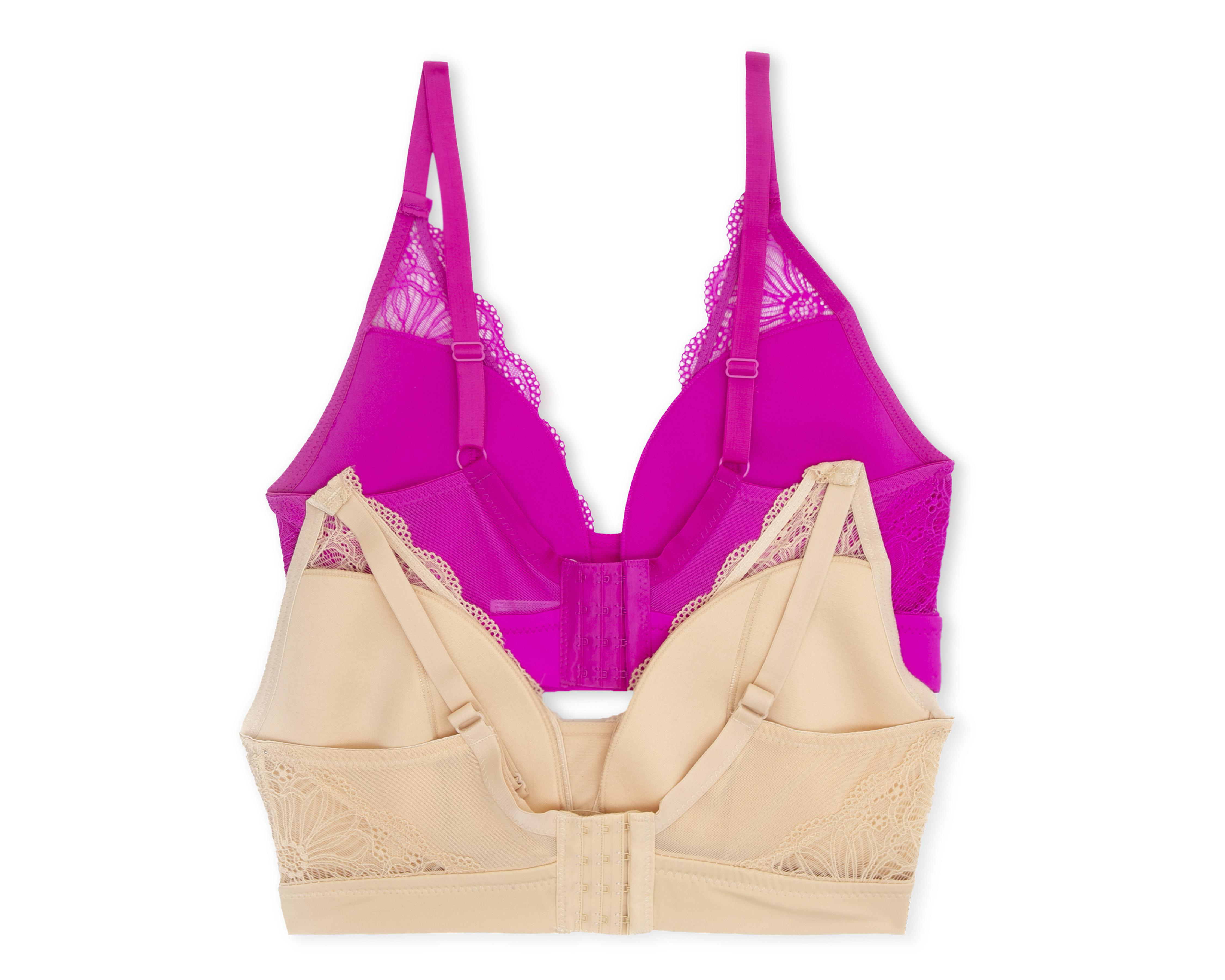 Foto 2 | Brasier con Encaje Beauty Secret Copa Completa 2 Piezas
