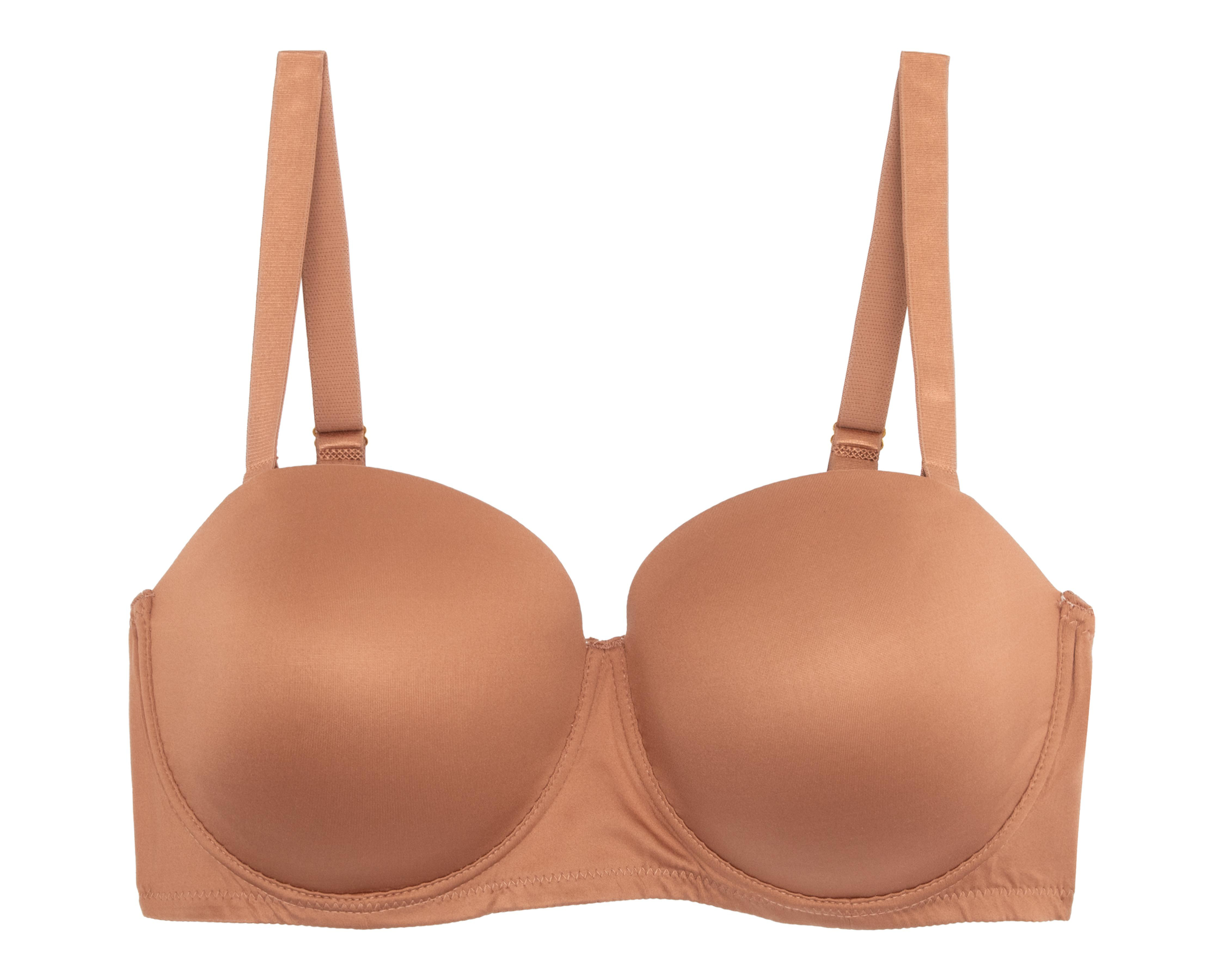 Foto 3 pulgar | Brasier Beauty Secret Media Copa para Mujer 2 Pack
