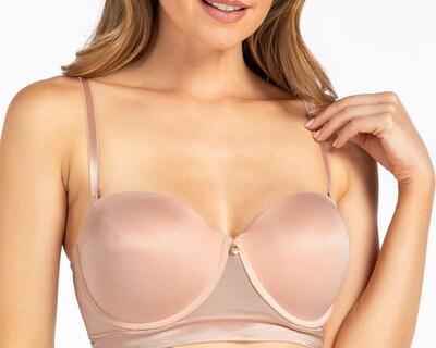 Foto 4 | Brasier Copa Completa Jennifer Lopez con Varilla para Mujer 2 Piezas