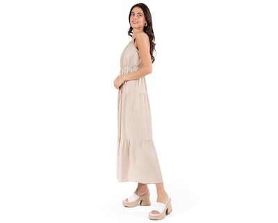 Foto 2 | Vestido Casual Forever 21 Beige con Tirantes Juvenil